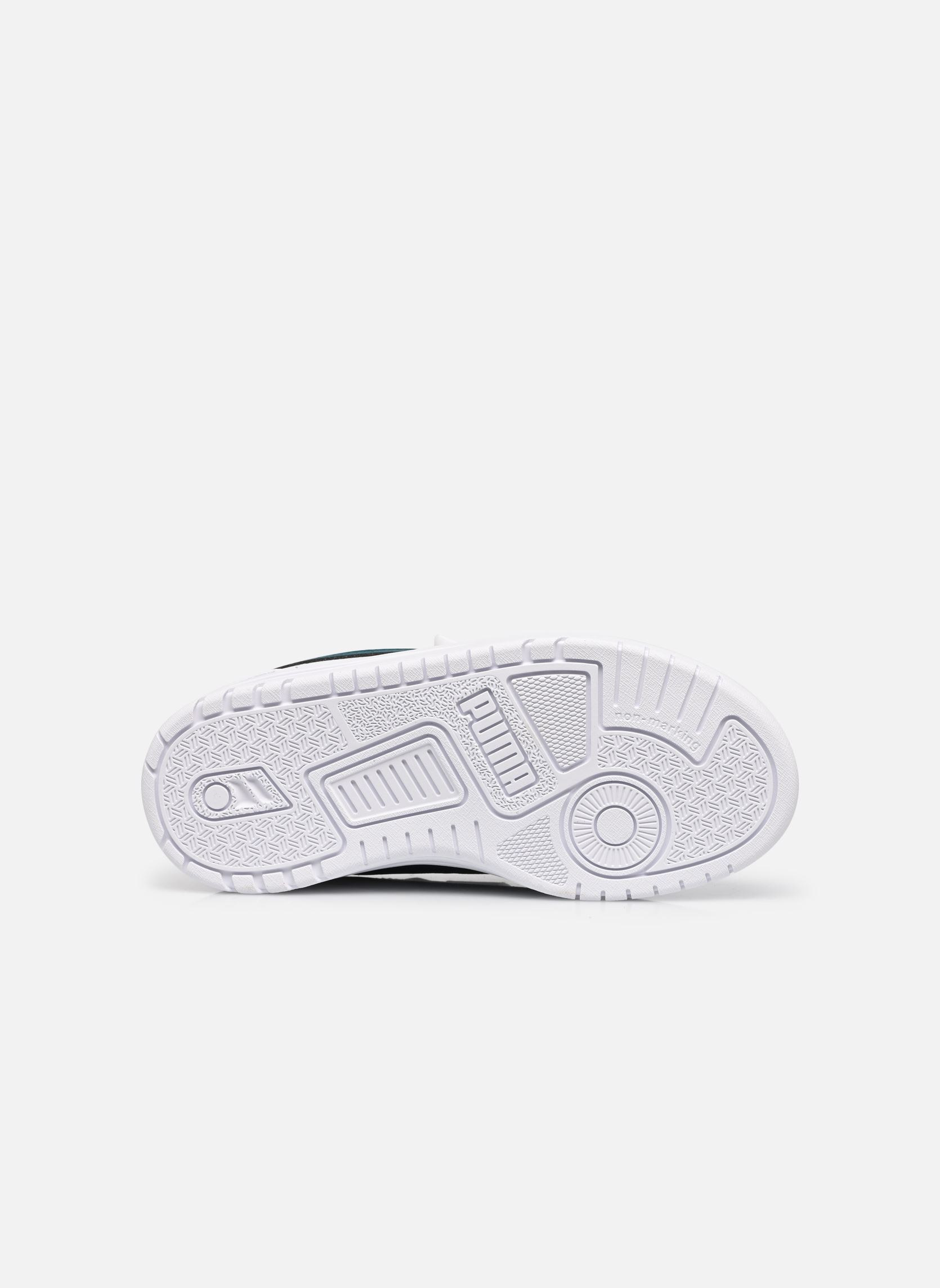 Baskets Shuffle Downtown Lo garçon blanc Puma Baskets Shuffle Downtown Lo garçon blanc PUMA WHITE-EMERALD ICE-PUMA GO