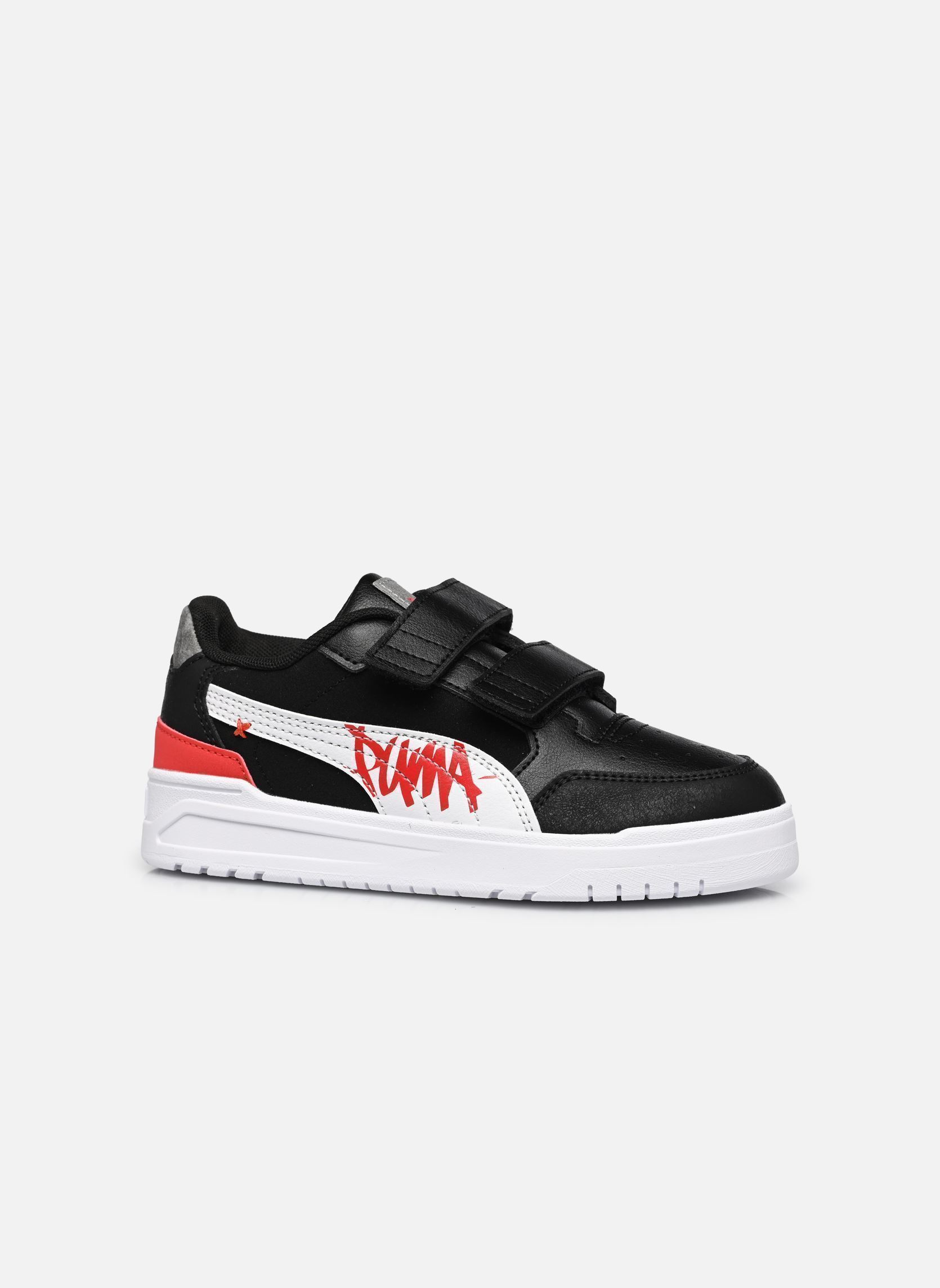 Baskets Shuffle Downtown Lo garçon noir Puma Baskets Shuffle Downtown Lo garçon noir PUMA BLACK-PUMA WHITE-FOR ALL