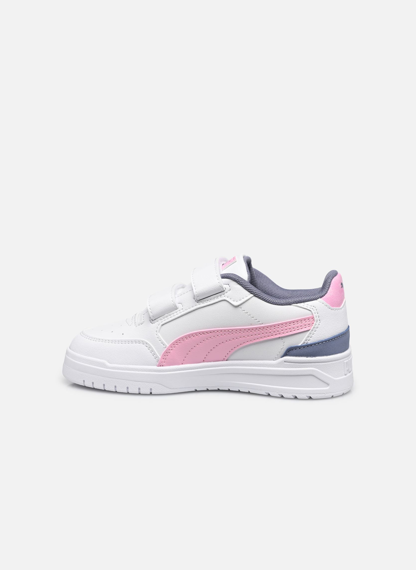 Baskets Shuffle Downtown Lo fille blanc Puma Baskets Shuffle Downtown Lo fille blanc PUMA WHITE-PINK SHIMMER-PUMA B