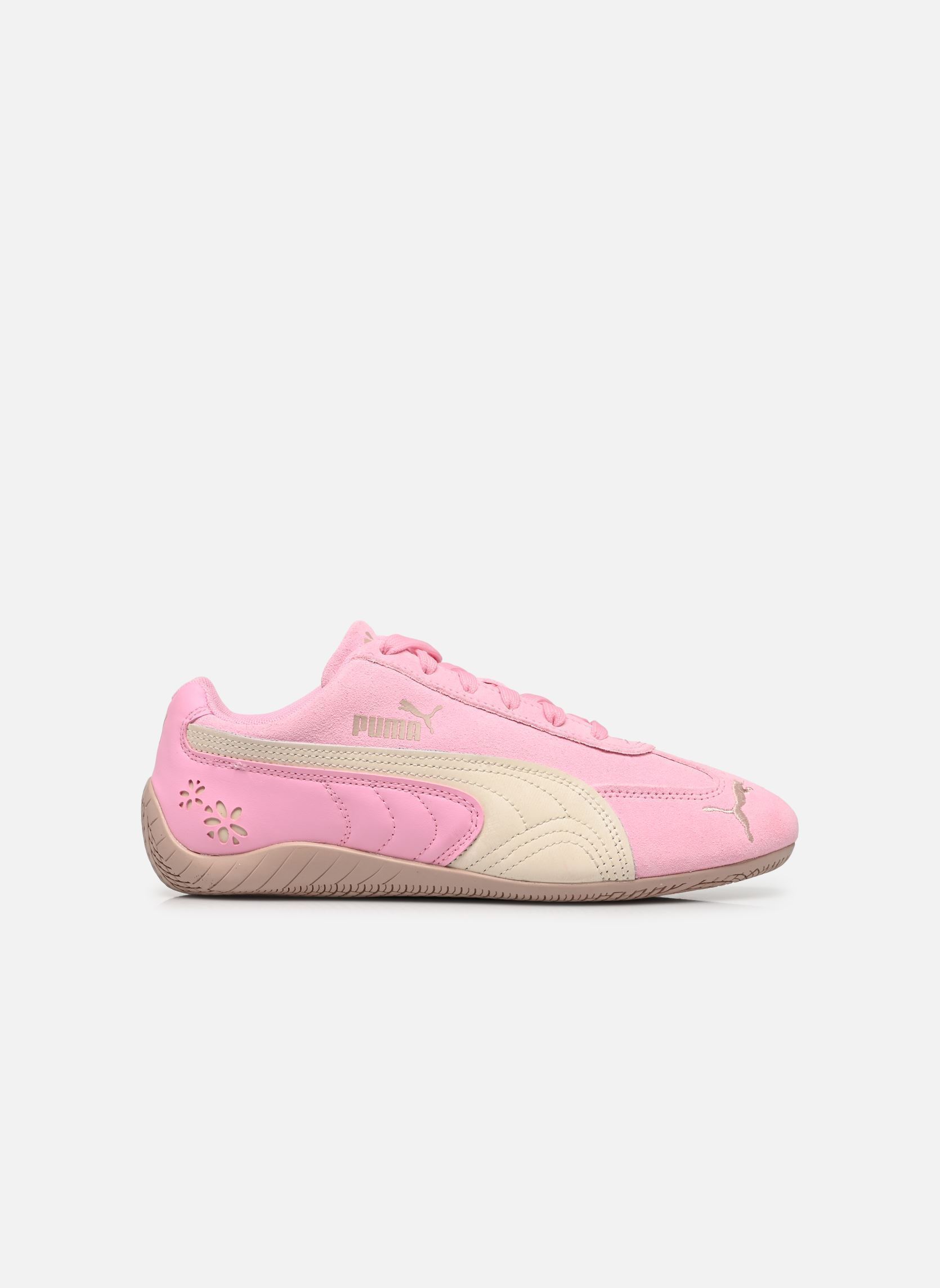 Puma SOFTRIDE ONE4ALL FEMME - Trainingsschoen - alpine snow/white/gold/roze