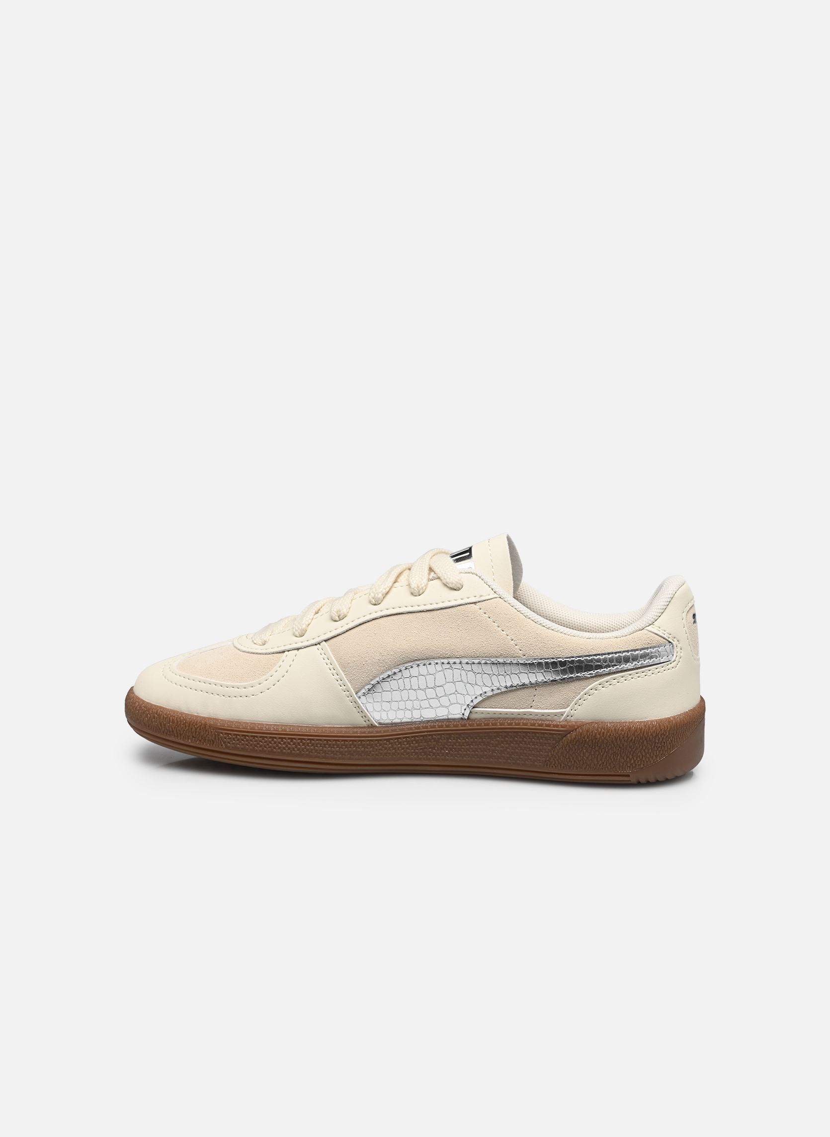 Sneakers Palermo Metallic Saf meisjes wit Puma Sneakers Palermo Metallic Saf meisjes wit ALPINE SNOW-PUMA SILVER