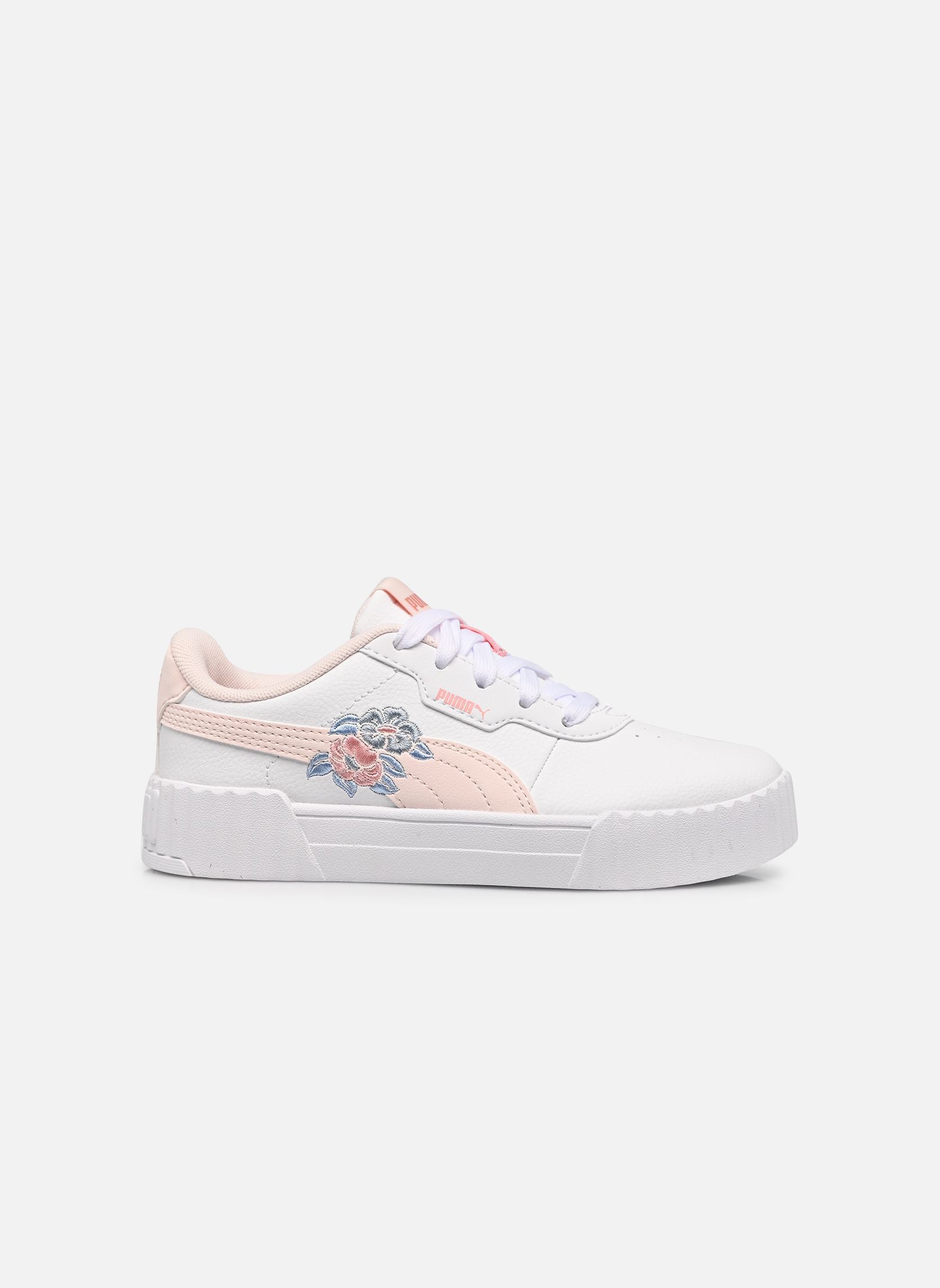 Sneaker Carina 3.0 Floral PS mädchen weiß Puma Sneaker Carina 3.0 Floral PS mädchen weiß PUMA WHITE-JASMINE FLOWER-SEAF