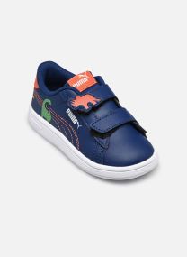 Niedrige Sneaker Puma Smash 3.0 Dino jungen blau