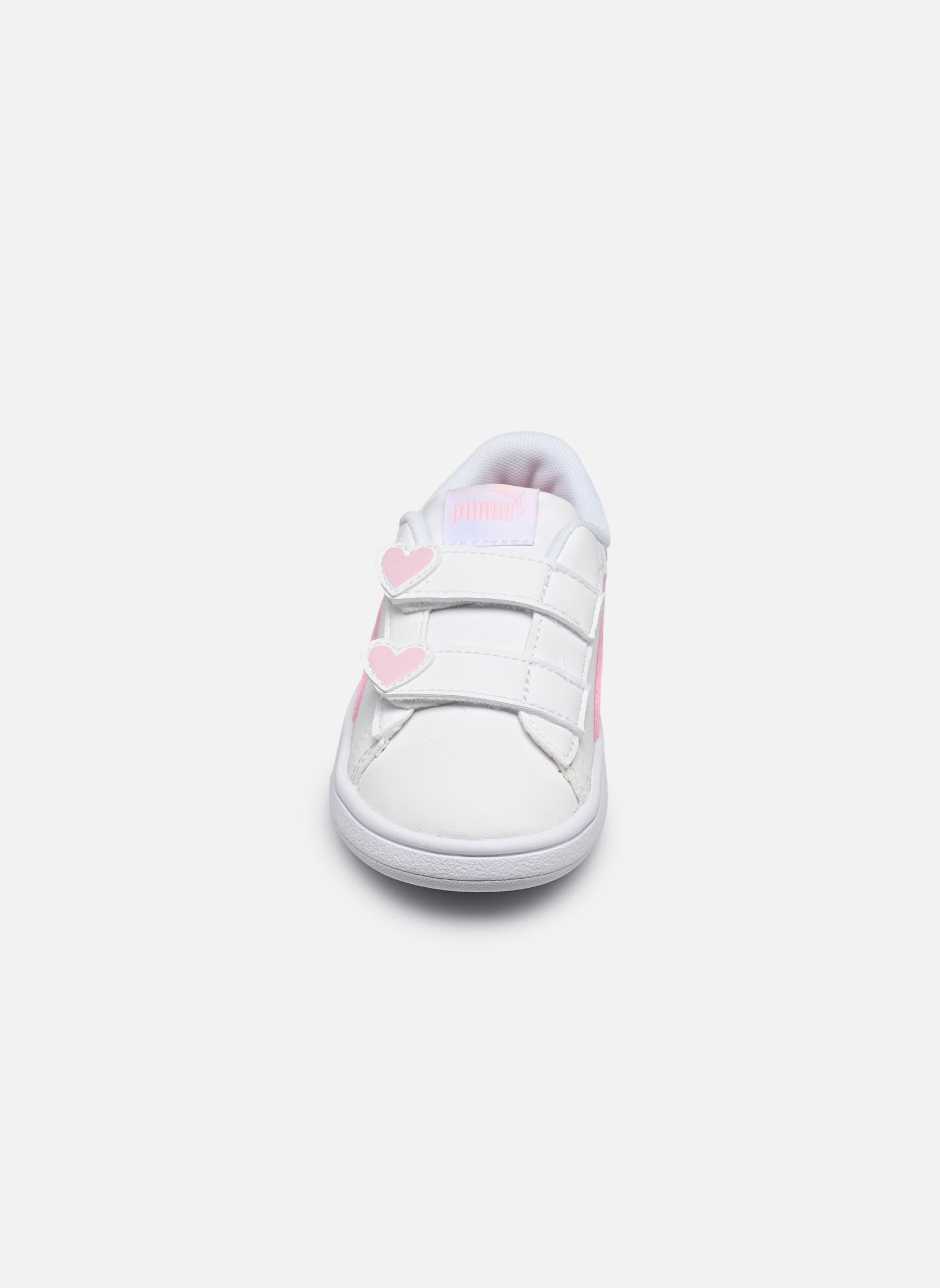 Baskets Puma Smash 3.0 Heart fille blanc Puma Baskets Puma Smash 3.0 Heart fille blanc PUMA WHITE-PEARL PINK