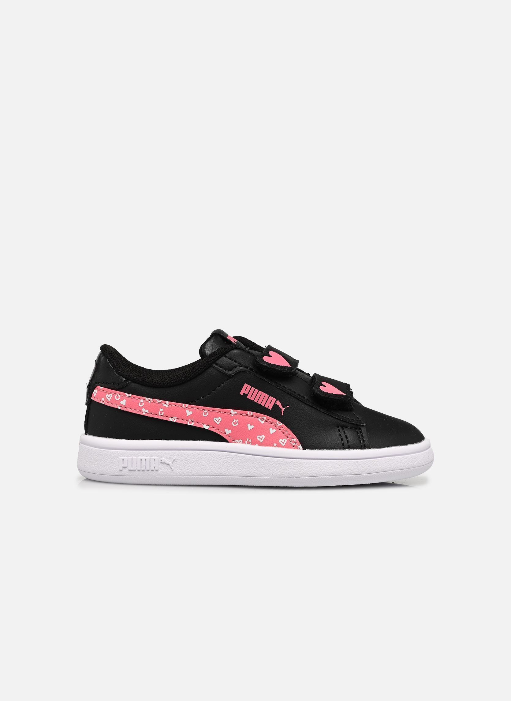 Baskets Puma Smash 3.0 Heart fille noir Puma Baskets Puma Smash 3.0 Heart fille noir PUMA BLACK-MAGIC ROSE