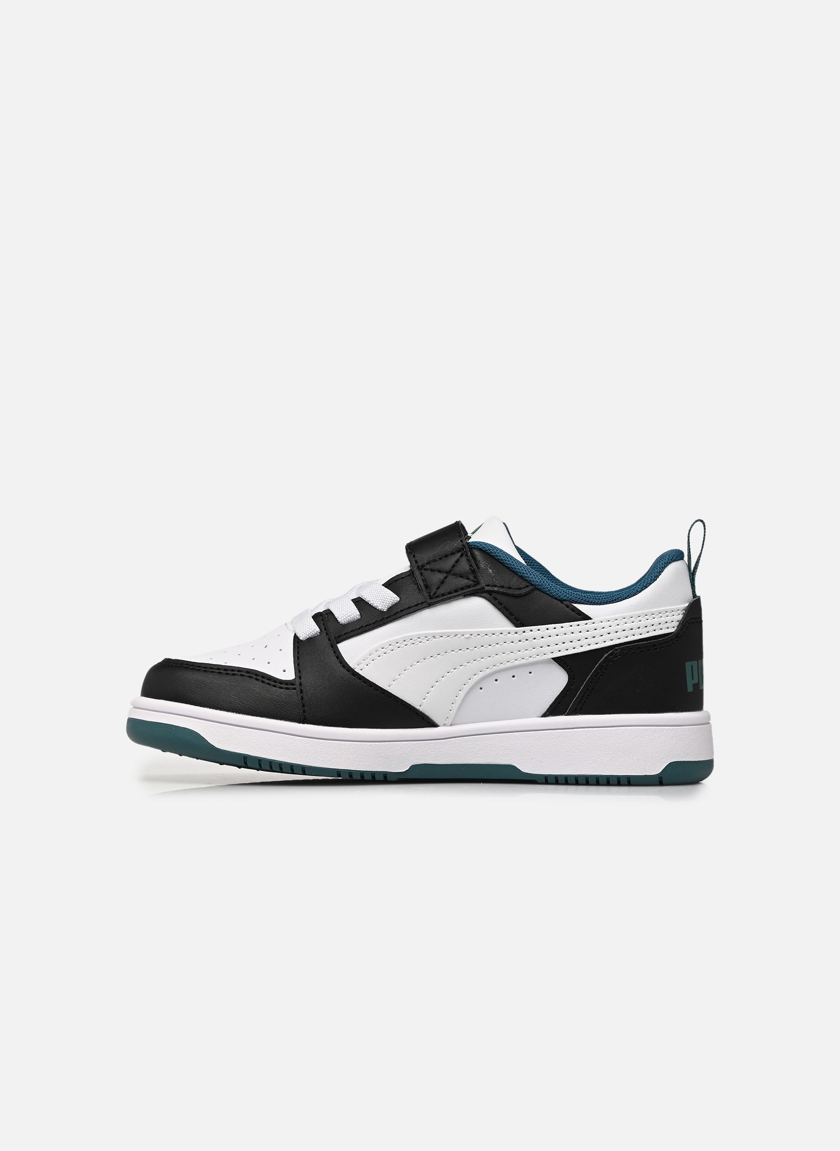 Baskets Puma Rebound V6 Lo S garçon multicolore Puma Baskets Puma Rebound V6 Lo S garçon multicolore PUMA BLACK-PUMA WHITE-EMERALD