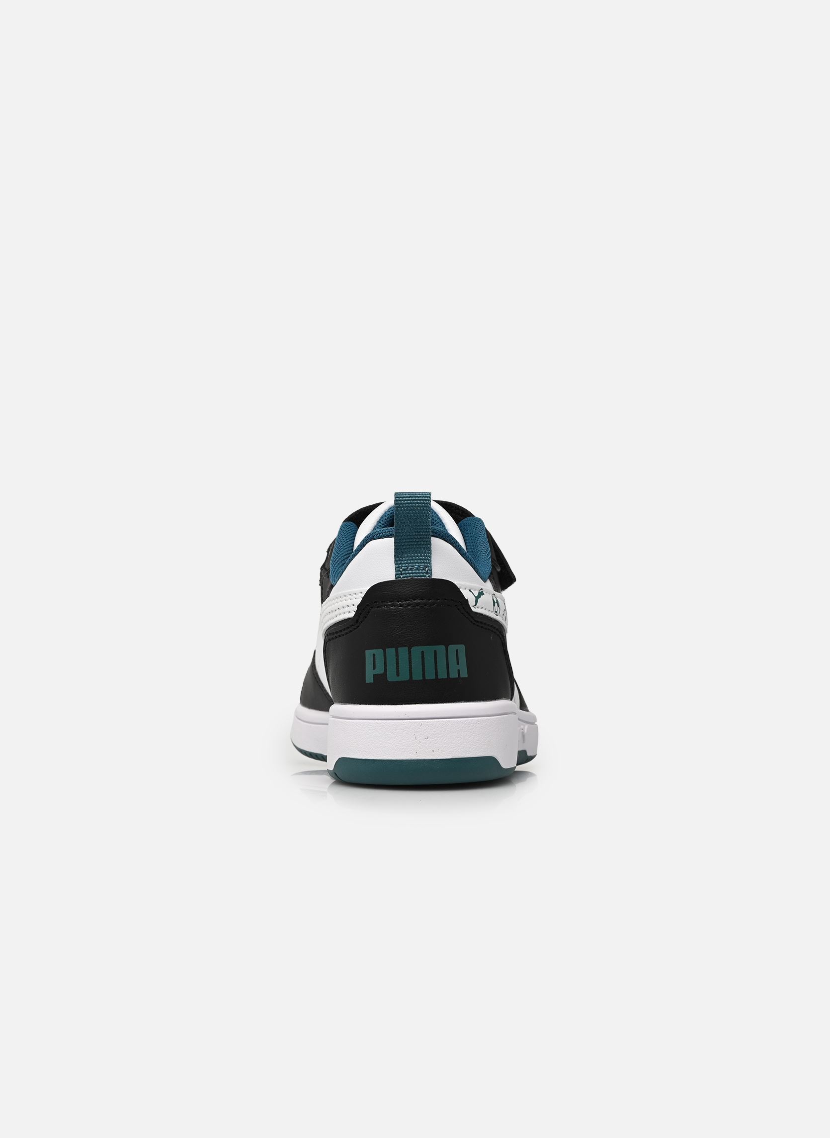 Baskets Puma Rebound V6 Lo S garçon multicolore Puma Baskets Puma Rebound V6 Lo S garçon multicolore PUMA BLACK-PUMA WHITE-EMERALD