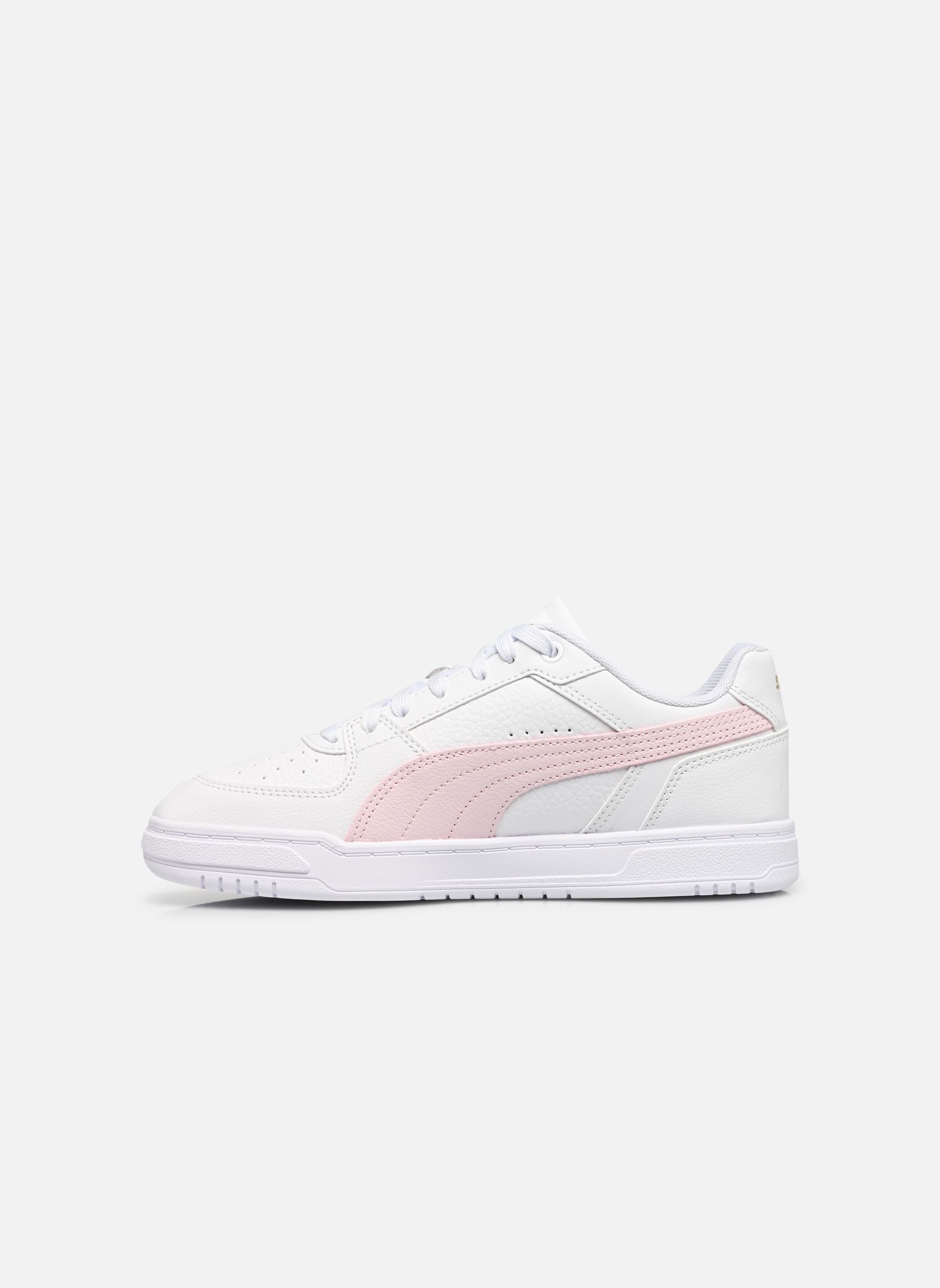 Niedrige Sneaker Puma Caven III Jr mädchen weiß Puma Niedrige Sneaker Puma Caven III Jr mädchen weiß PUMA WHITE-POWDER PINK-PUMA GO