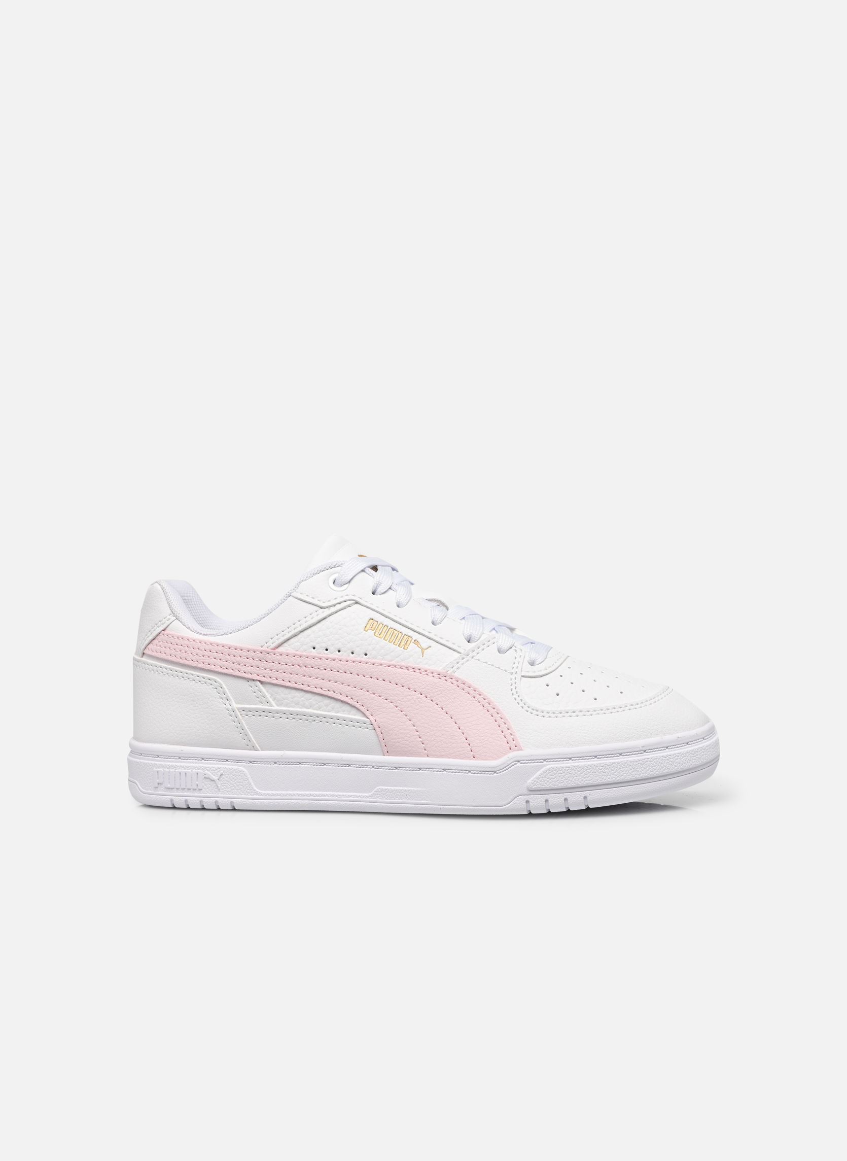 Niedrige Sneaker Puma Caven III Jr mädchen weiß Puma Niedrige Sneaker Puma Caven III Jr mädchen weiß PUMA WHITE-POWDER PINK-PUMA GO