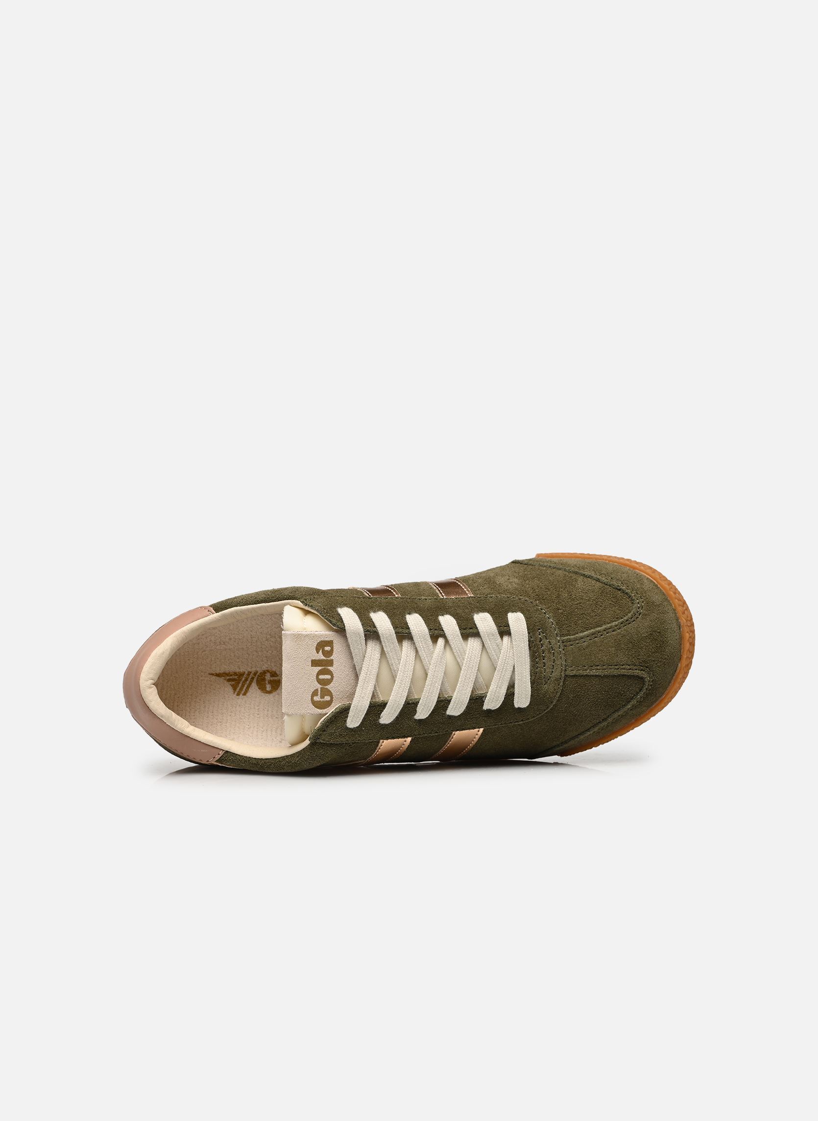 Lage sneakers Elan Glitz dames groen Gola Lage sneakers Elan Glitz dames groen KHAKI/ROSE GOLD/CAMEO