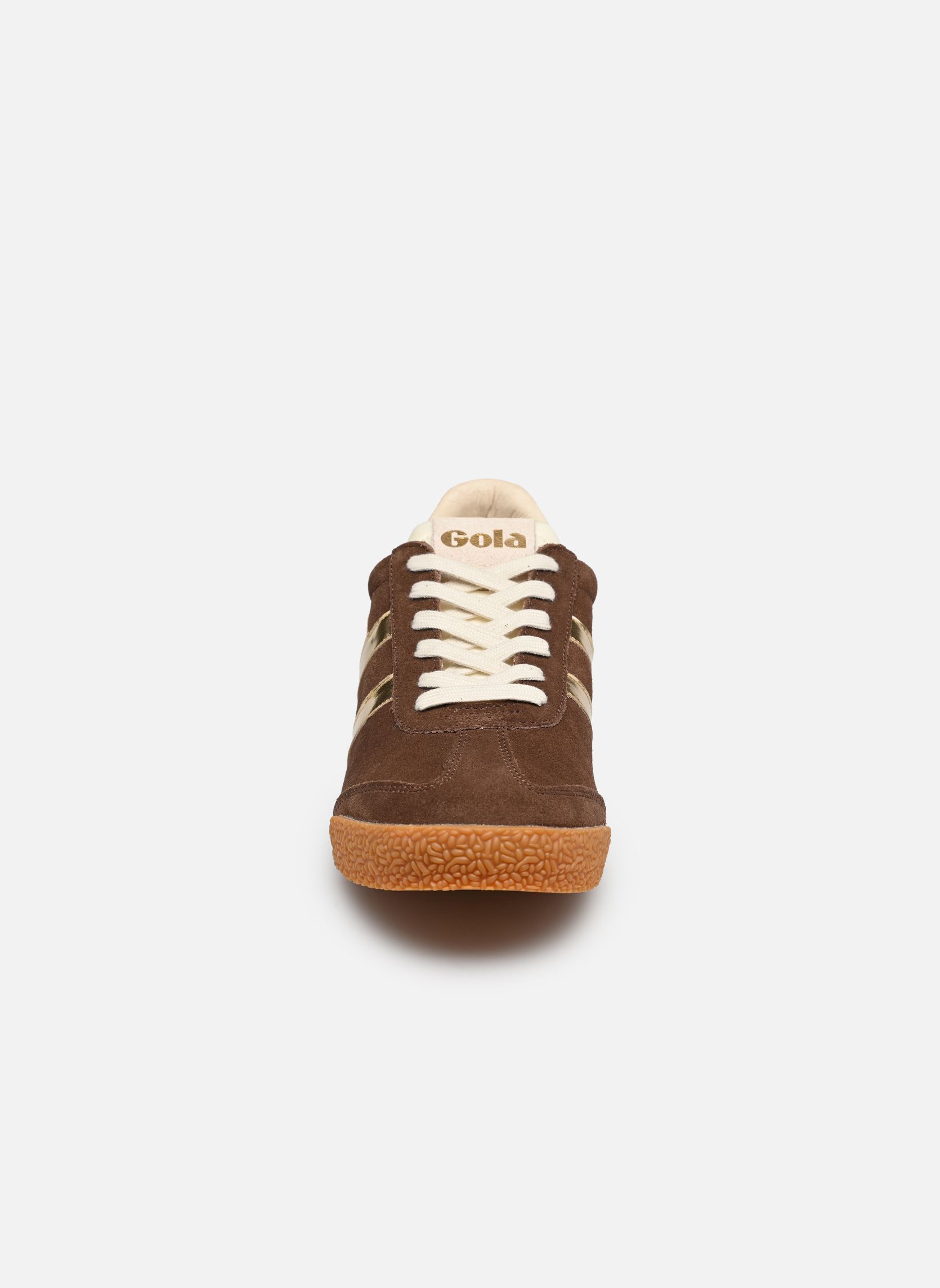 Lage sneakers Elan Glitz dames bruin Gola Lage sneakers Elan Glitz dames bruin DARK BROWN/GOLD/CAMEO