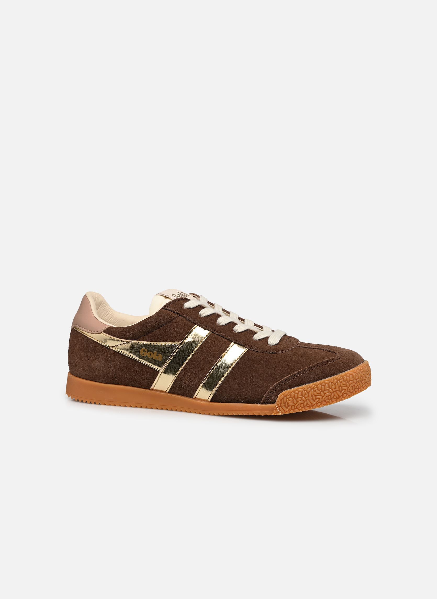 Lage sneakers Elan Glitz dames bruin Gola Lage sneakers Elan Glitz dames bruin DARK BROWN/GOLD/CAMEO