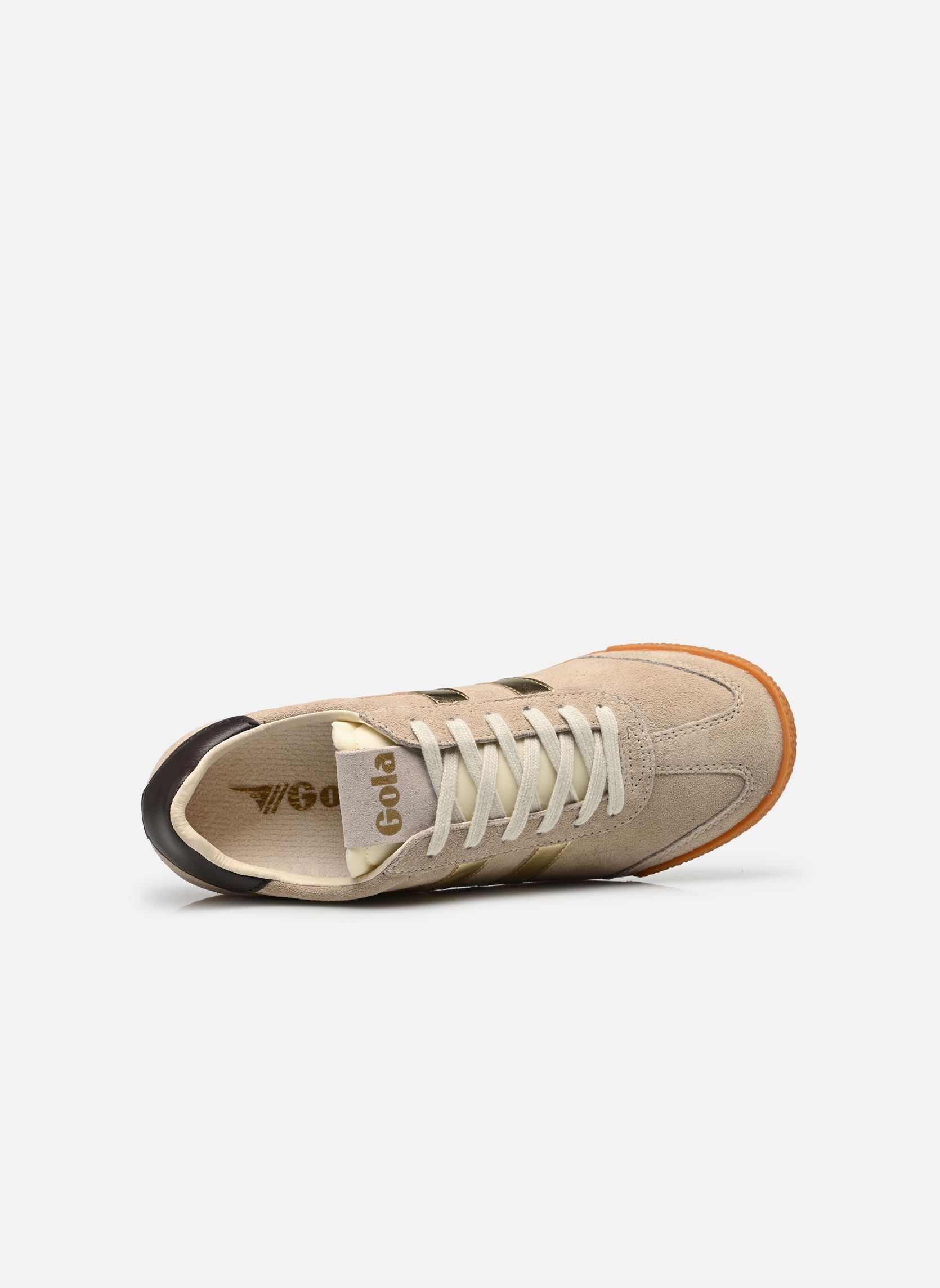 Sneaker Elan Glitz damen beige Gola Sneaker Elan Glitz damen beige BONE/GOLD/DARK BROWN