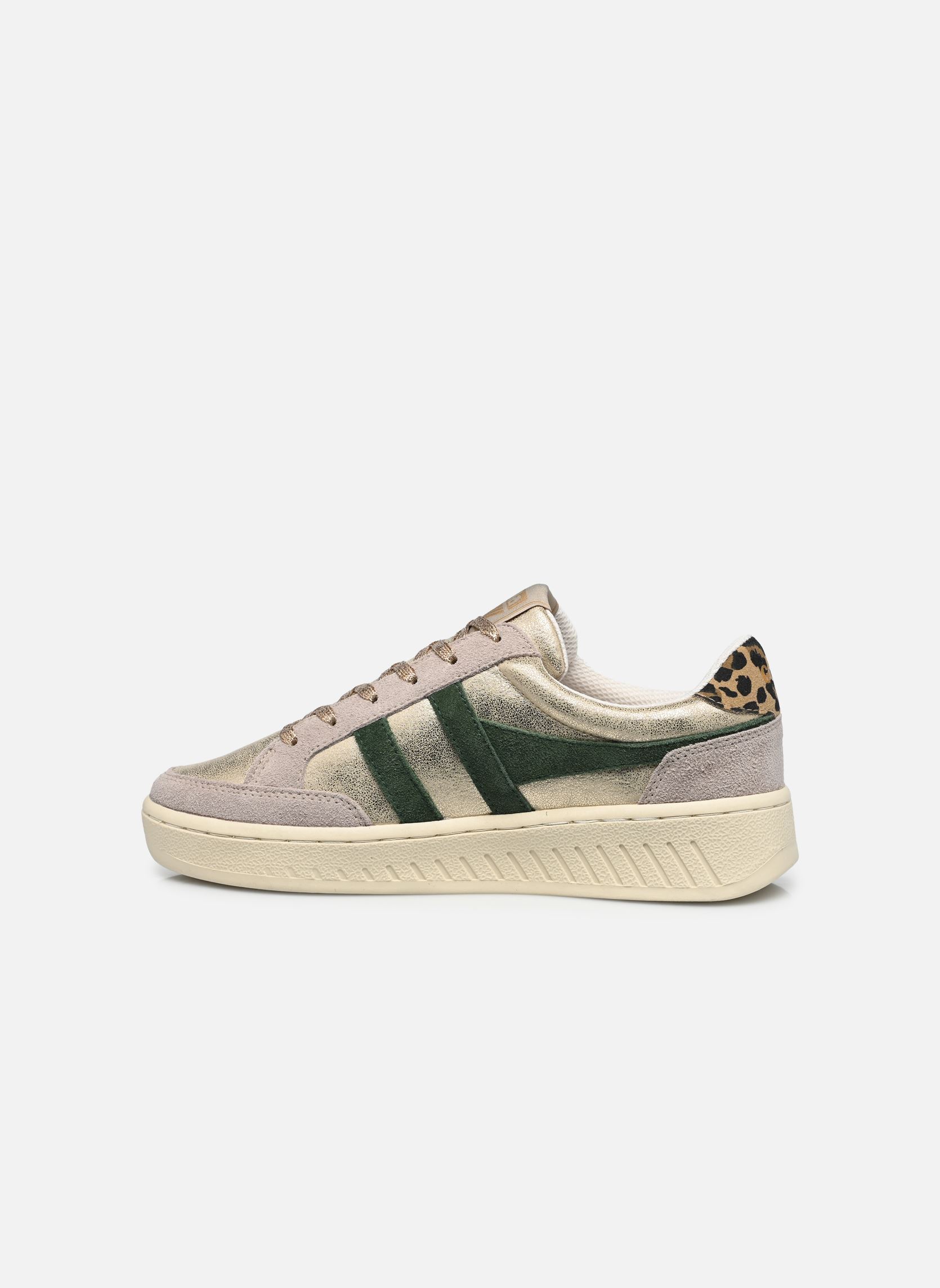 Baskets Superslam Blaze II femme or et bronze Gola Baskets Superslam Blaze II femme or et bronze GOLD/EVERGREEN/LEOPARD