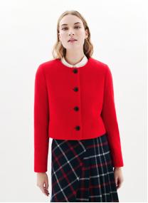 Vestes de costume 252V-VALMONTLAINE femme rouge Caroll Vestes de costume 252V-VALMONTLAINE femme rouge Rouge
