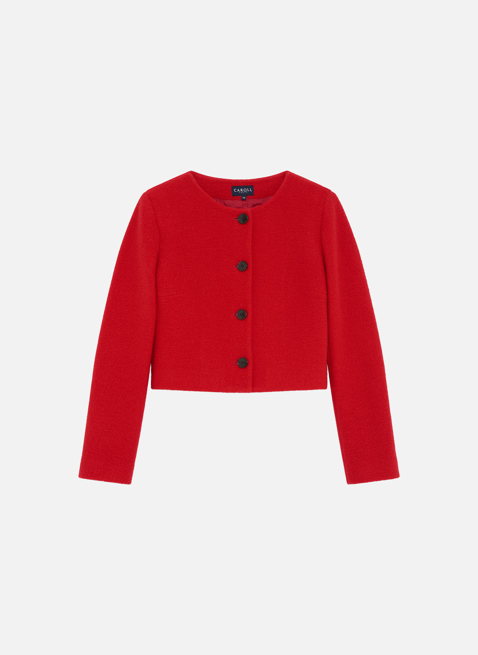 Vestes de costume 252V-VALMONTLAINE femme rouge Caroll Vestes de costume 252V-VALMONTLAINE femme rouge Rouge