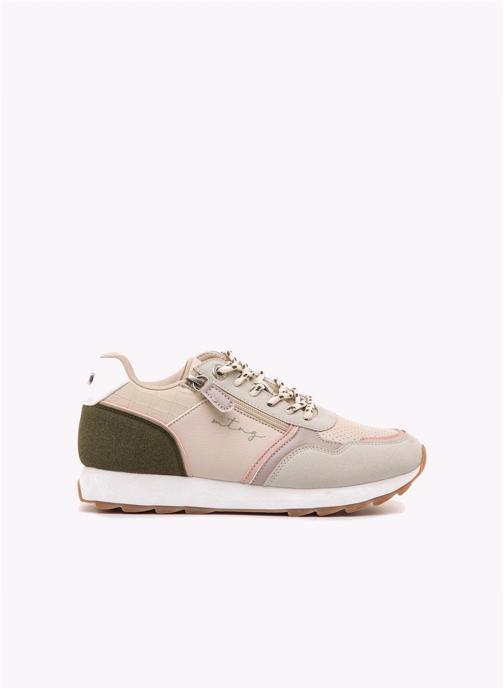 MTNG Baskets basses Sneakers Femme MTNG SAI rose femme beige
