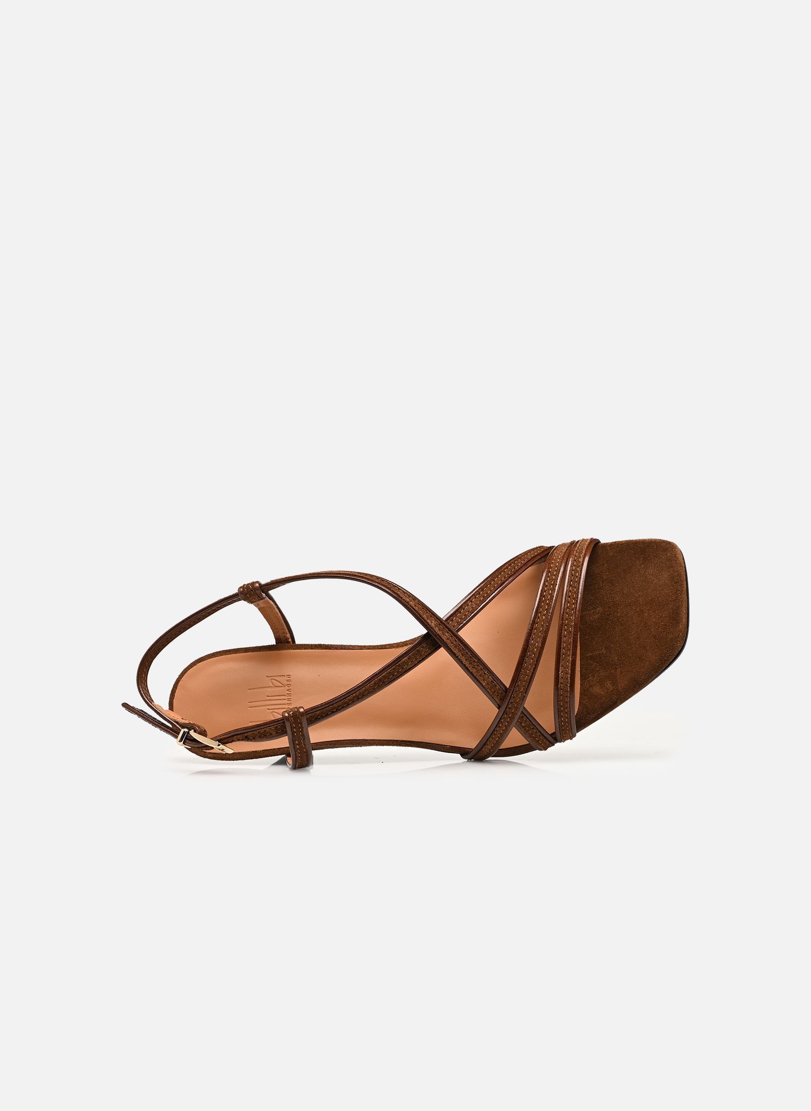 Sandalen A9506 dames bruin Billi Bi Sandalen A9506 dames bruin Cubano Babysilk suede 500