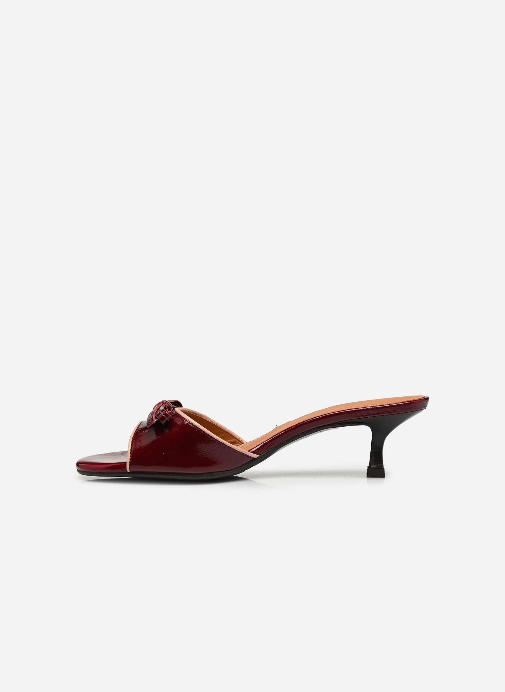 Pantoletten und Clogs A9502 damen bordeaux Billi Bi Pantoletten und Clogs A9502 damen bordeaux Rubino naplack