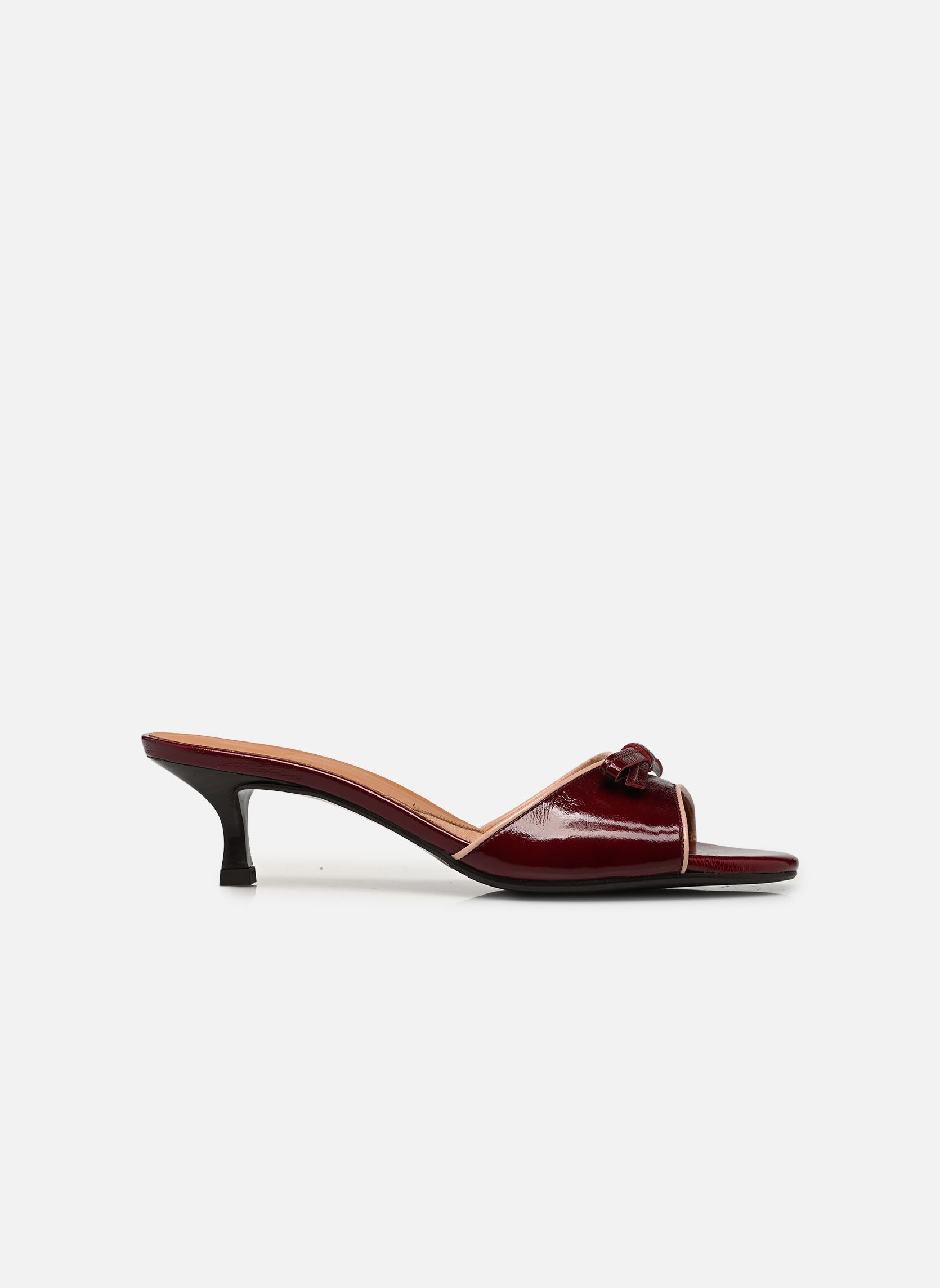 Pantoletten und Clogs A9502 damen bordeaux Billi Bi Pantoletten und Clogs A9502 damen bordeaux Rubino naplack