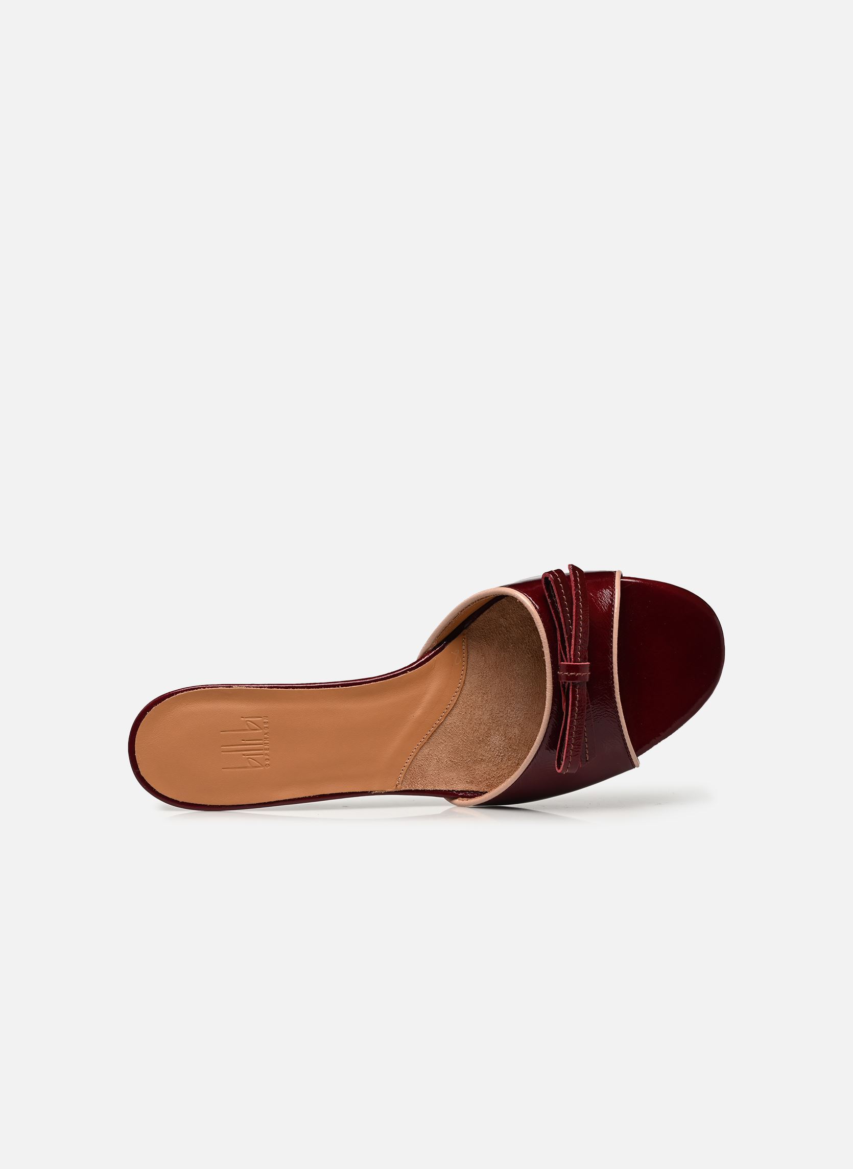 Pantoletten und Clogs A9502 damen bordeaux Billi Bi Pantoletten und Clogs A9502 damen bordeaux Rubino naplack