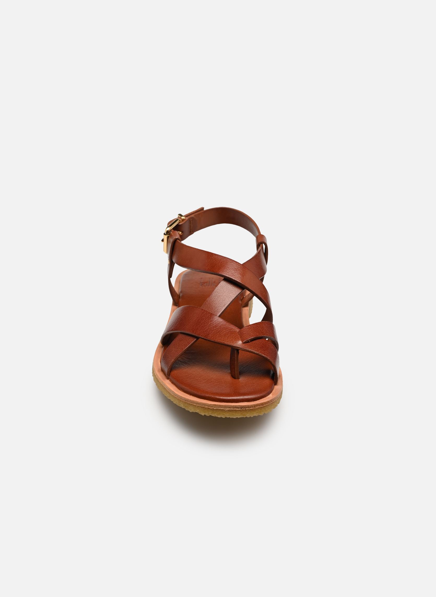 Flache Sandalen T8012 damen braun Billi Bi Flache Sandalen T8012 damen braun T.moro calf