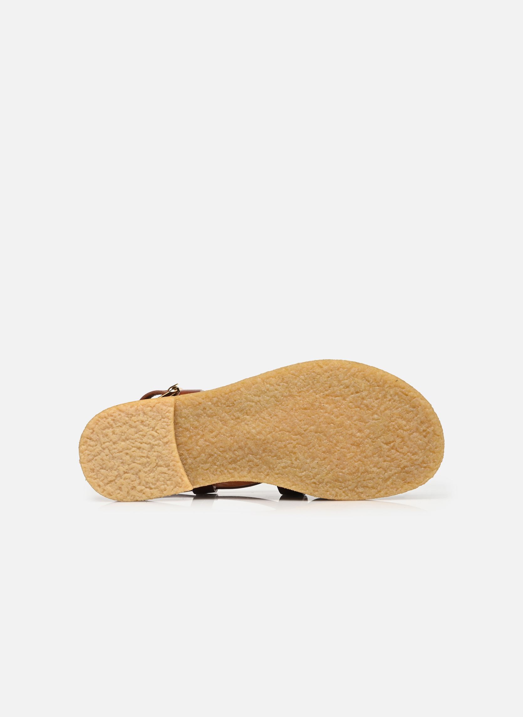 Flache Sandalen T8012 damen braun Billi Bi Flache Sandalen T8012 damen braun T.moro calf