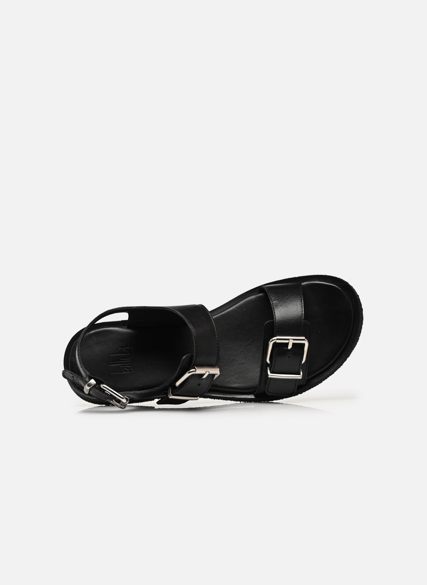 Flache Sandalen T8014 damen schwarz Billi Bi Flache Sandalen T8014 damen schwarz Black Calf