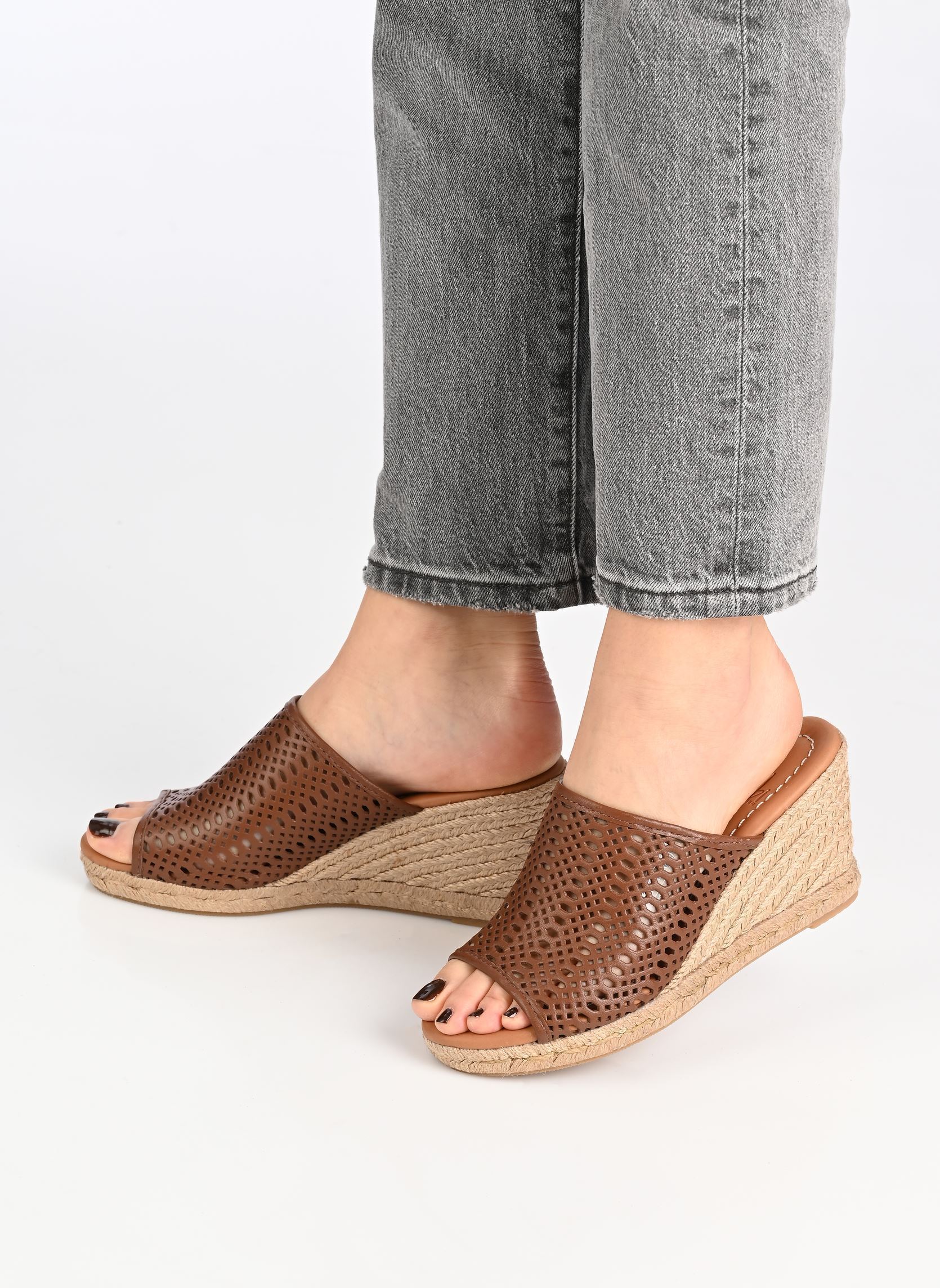 Pantoletten und Clogs A9735 damen braun Billi Bi Pantoletten und Clogs A9735 damen braun T.moro nappa