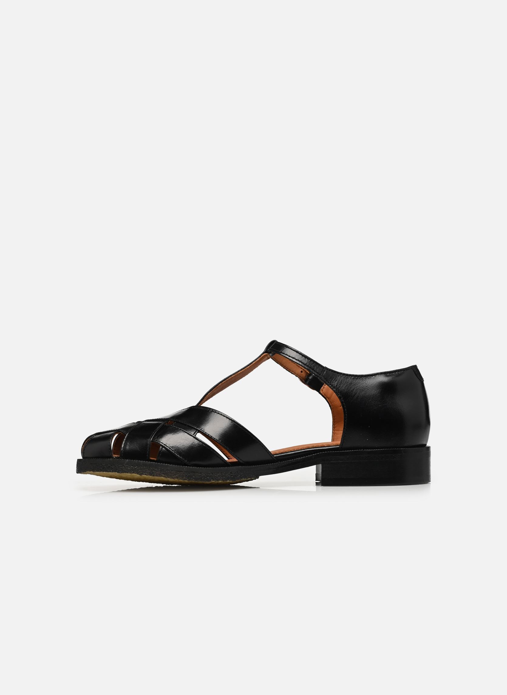 Flache Sandalen A9683 damen schwarz Billi Bi Flache Sandalen A9683 damen schwarz Black Calf