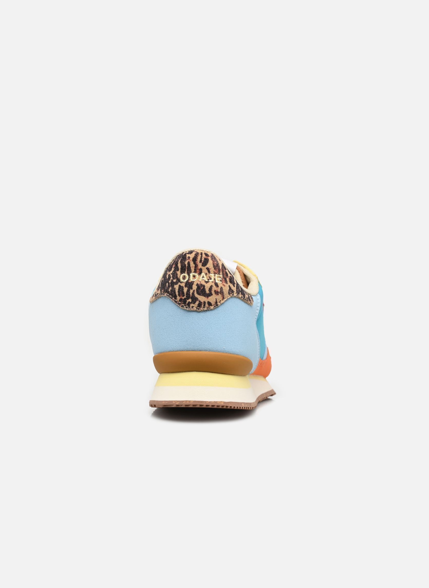 Baskets ANDREE femme multicolore Odaje Baskets ANDREE femme multicolore Orange rose citron