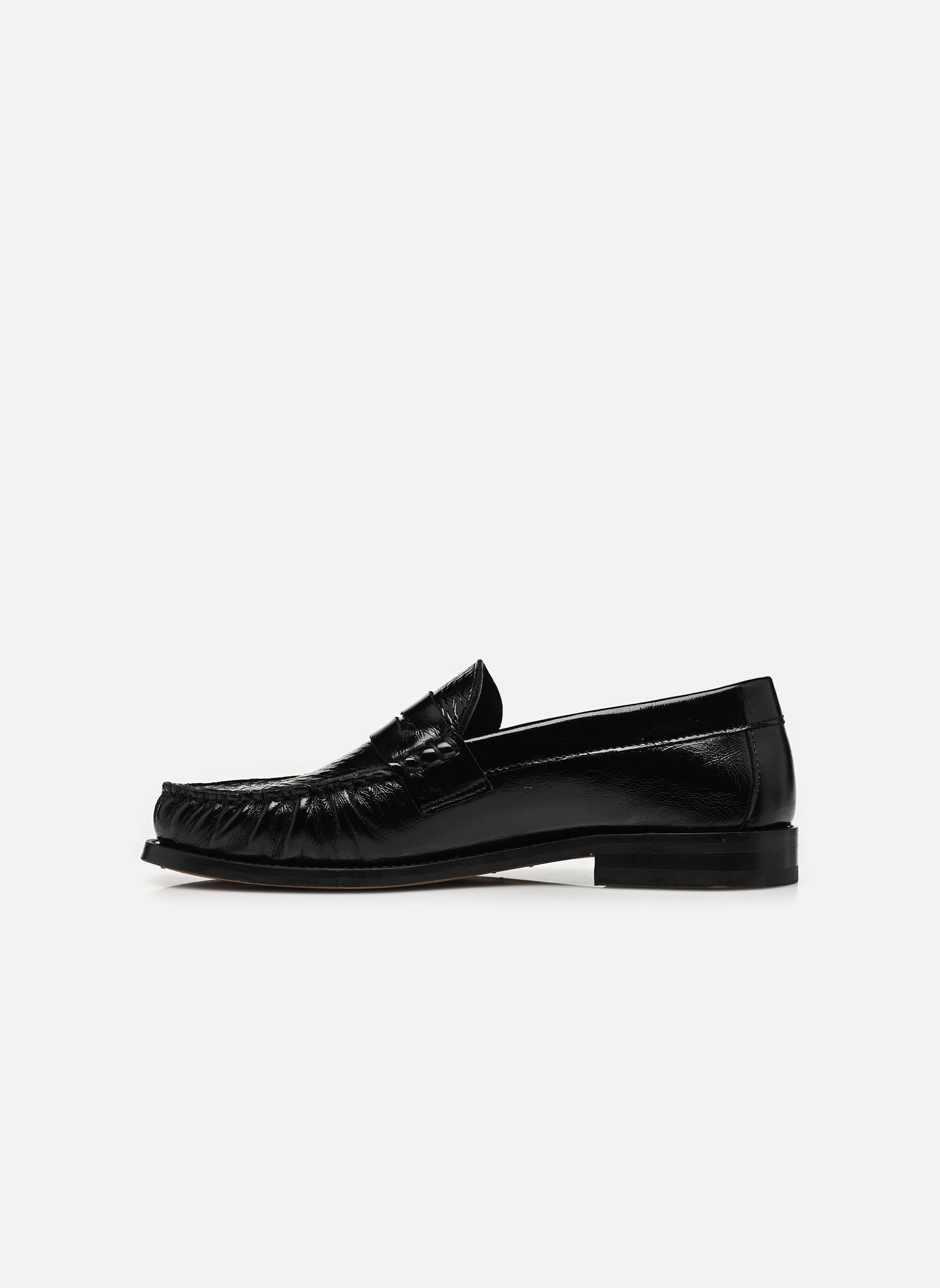 Loafer HALLEY damen schwarz Odaje Loafer HALLEY damen schwarz Cuir Plissé Noir