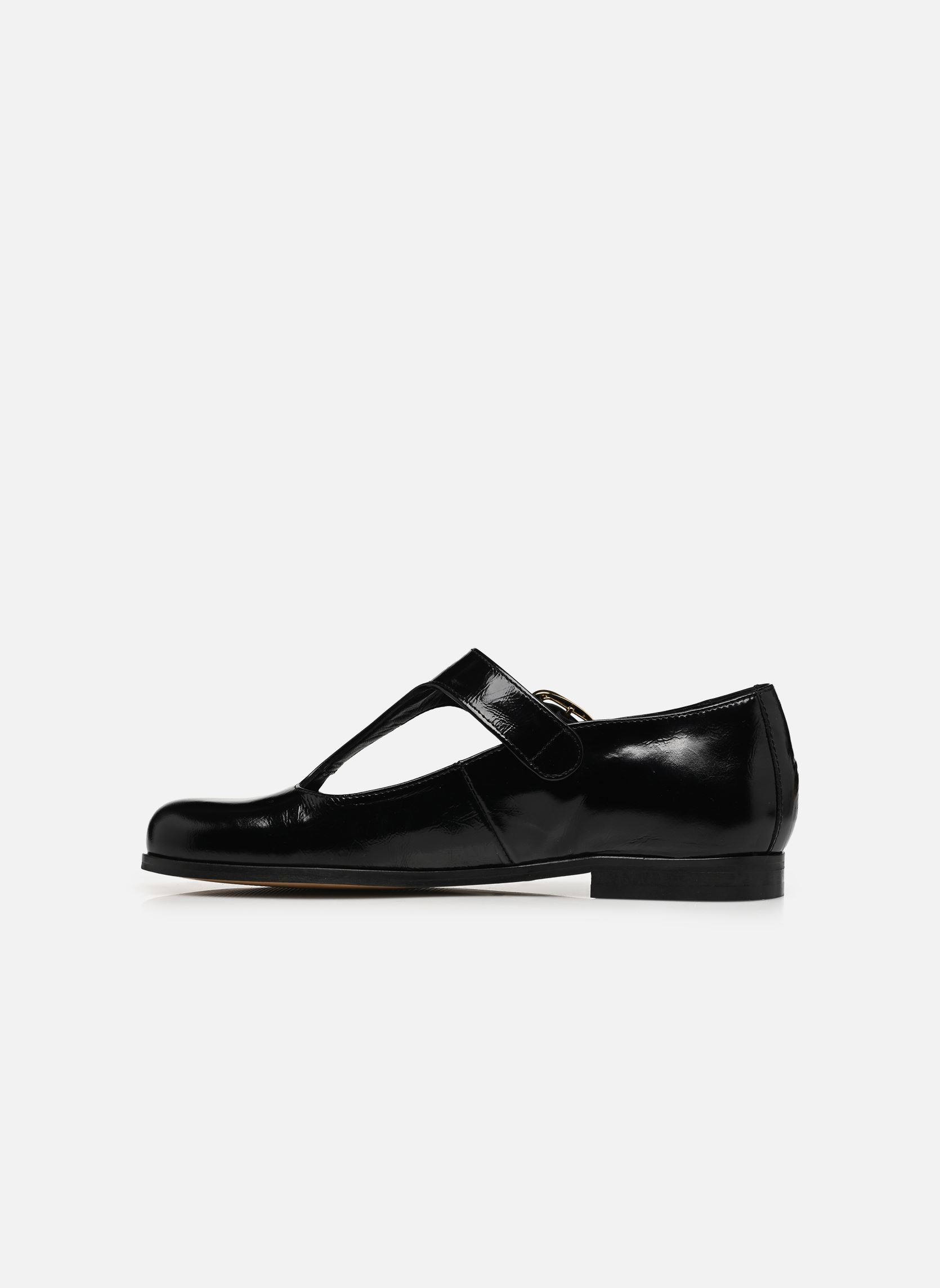 Babys OPAL damen schwarz Odaje Babys OPAL damen schwarz Cuir Plissé Noir