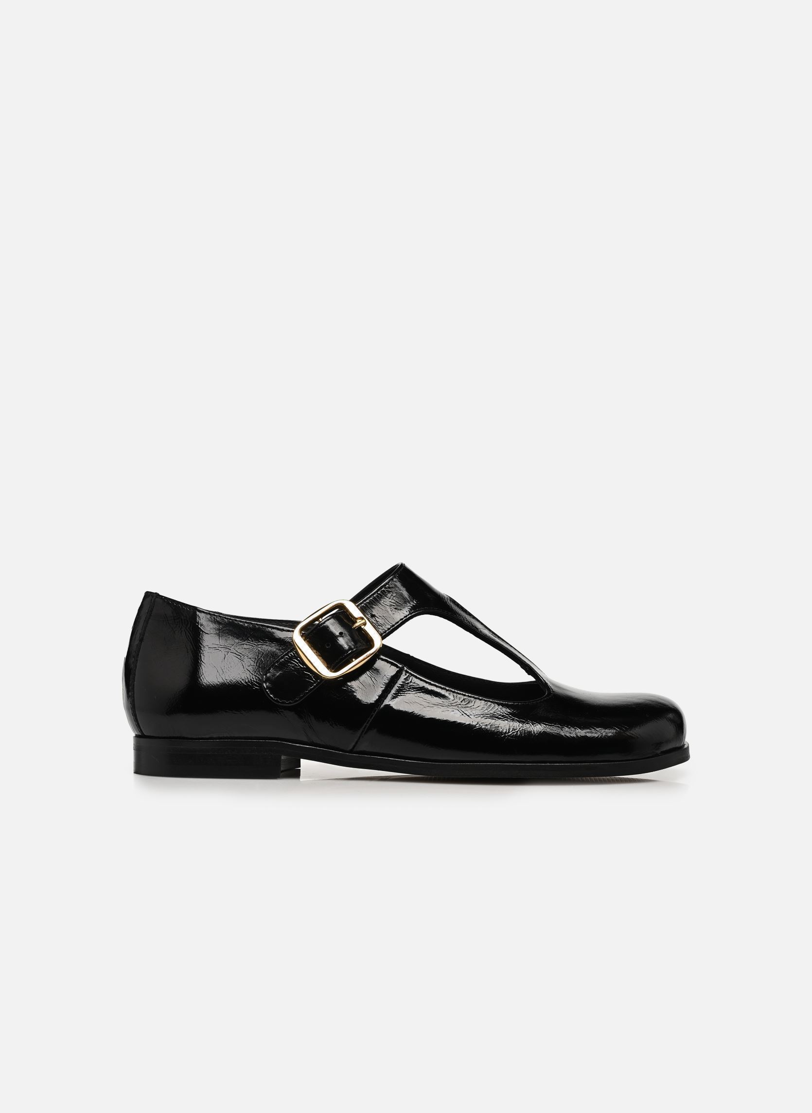 Babys OPAL damen schwarz Odaje Babys OPAL damen schwarz Cuir Plissé Noir