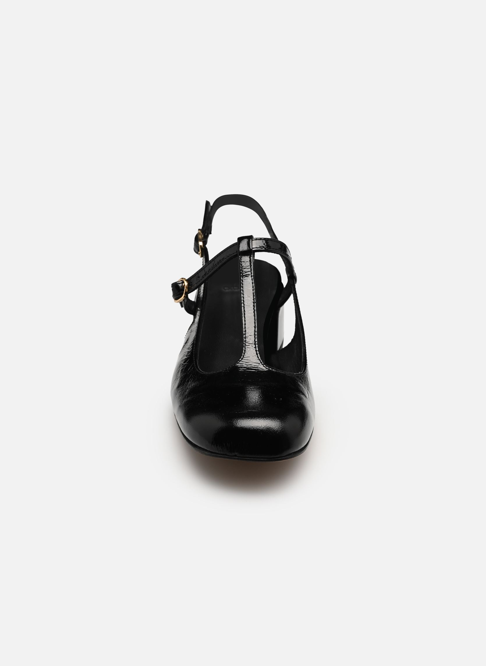 Pumps mit Riemchen RYLA damen schwarz Odaje Pumps mit Riemchen RYLA damen schwarz Cuir Plissé Noir