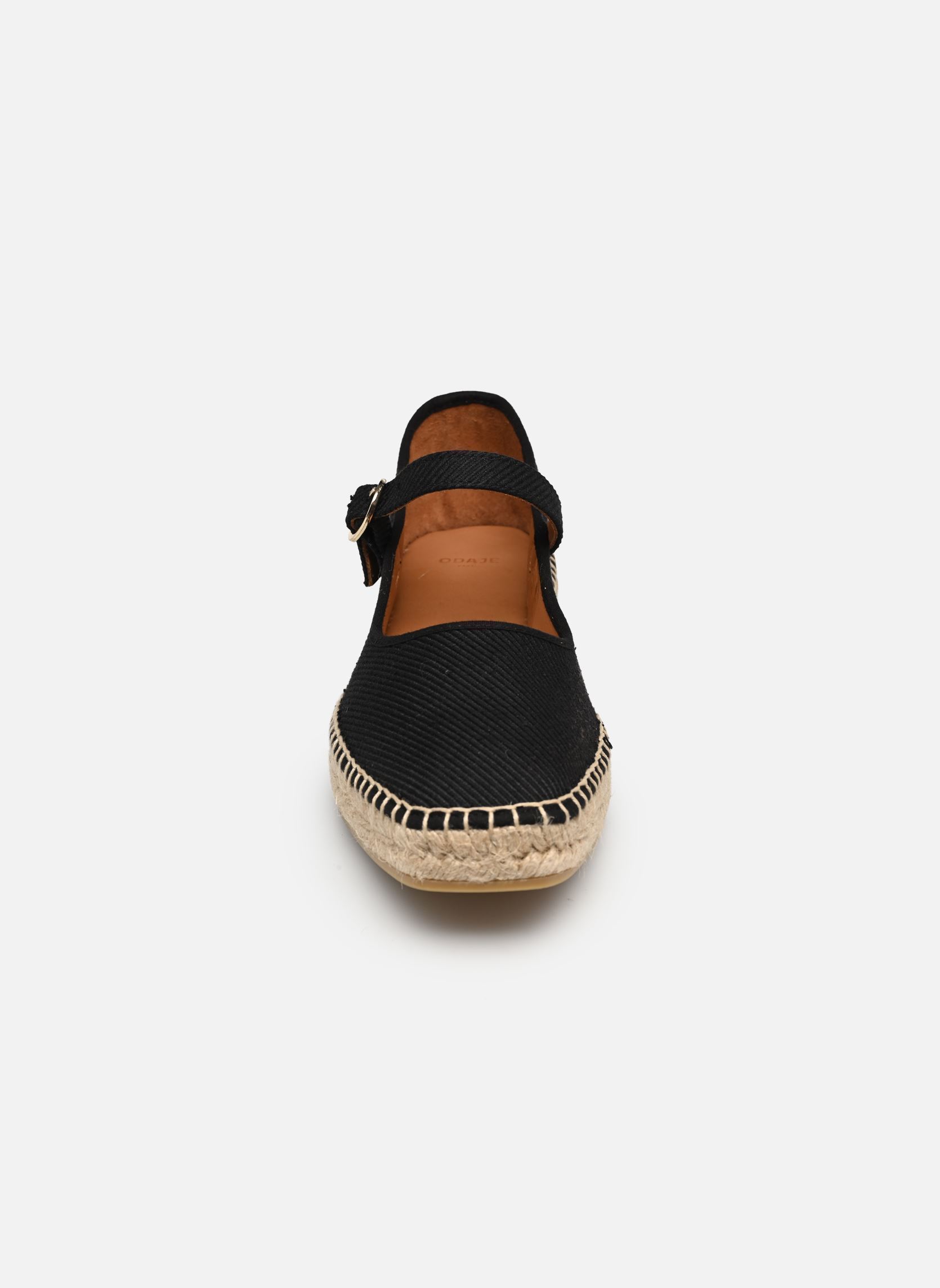 Flache Espadrilles BEBI damen schwarz Odaje Flache Espadrilles BEBI damen schwarz TOILE NOIR