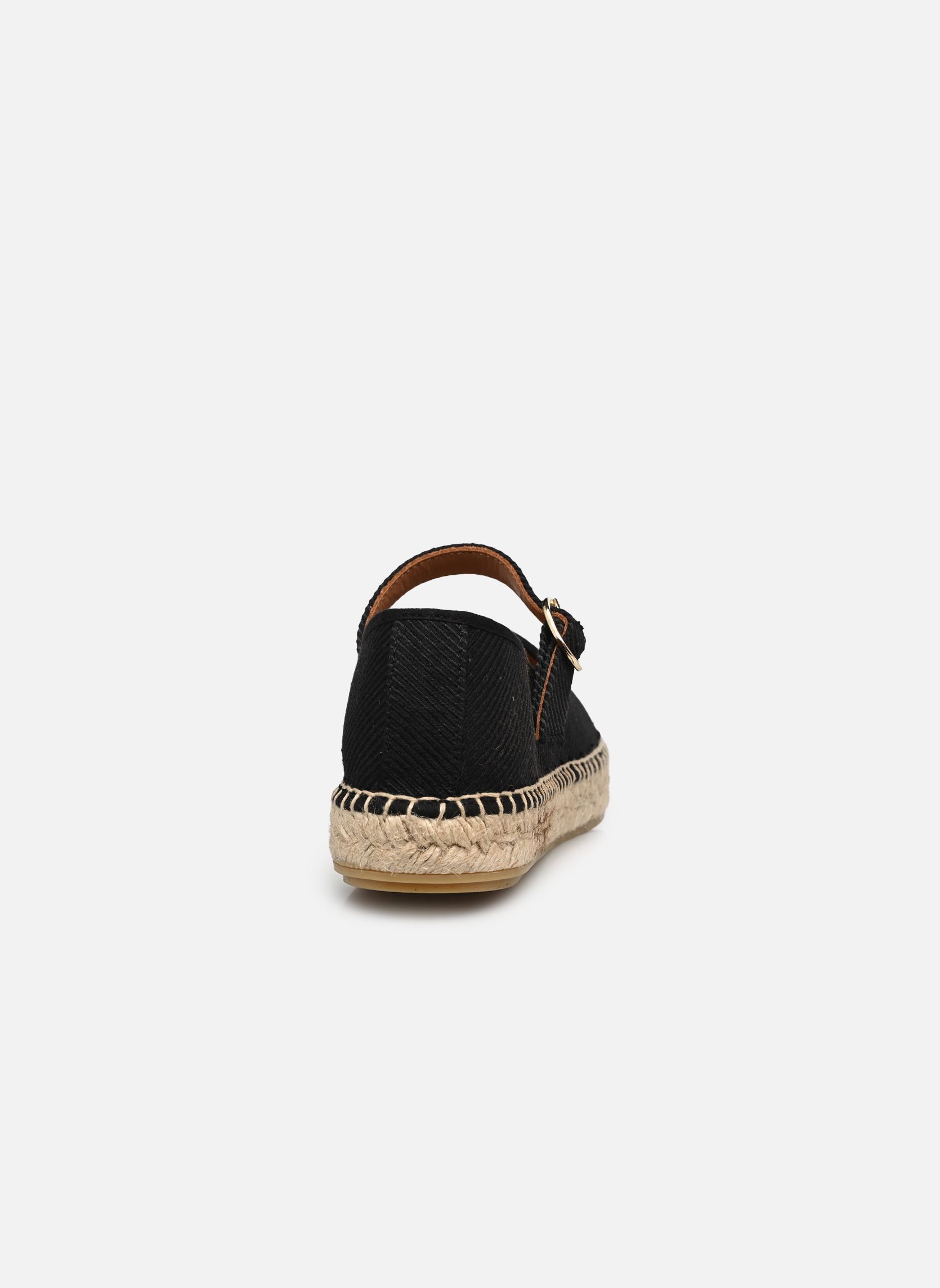 Flache Espadrilles BEBI damen schwarz Odaje Flache Espadrilles BEBI damen schwarz TOILE NOIR