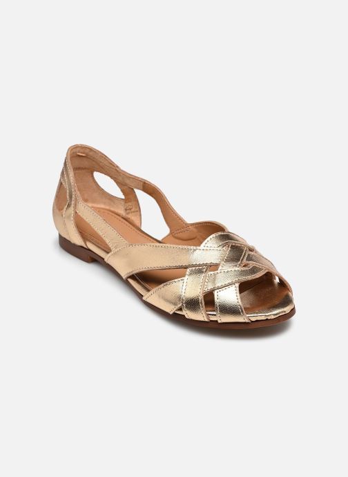 Odaje Platte sandalen CLEMENTINE dames goud en brons