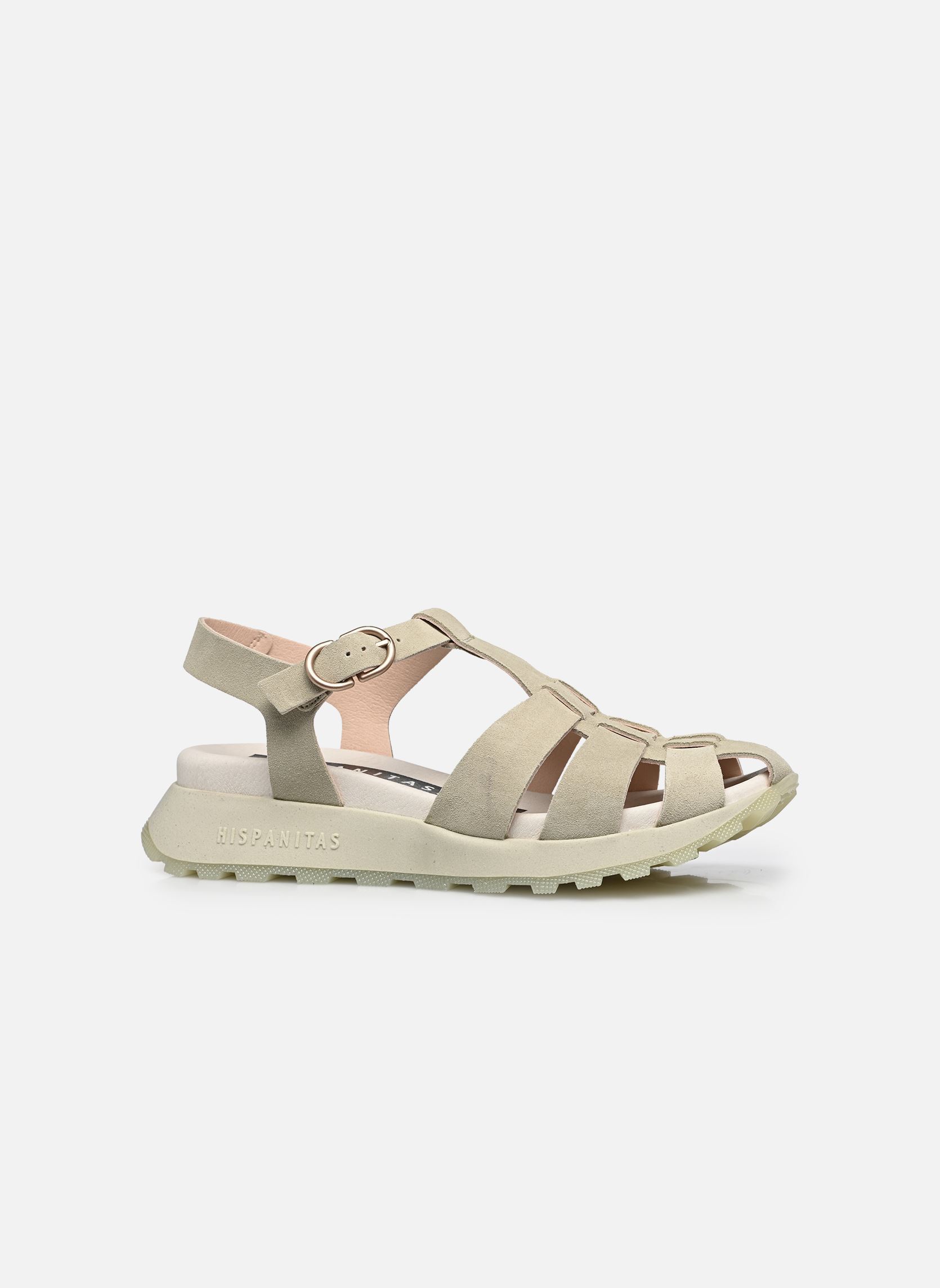 Keil- und Plateausandalen AMBAR-V26 HV264848 damen grün Hispanitas Keil- und Plateausandalen AMBAR-V26 HV264848 damen grün Alga
