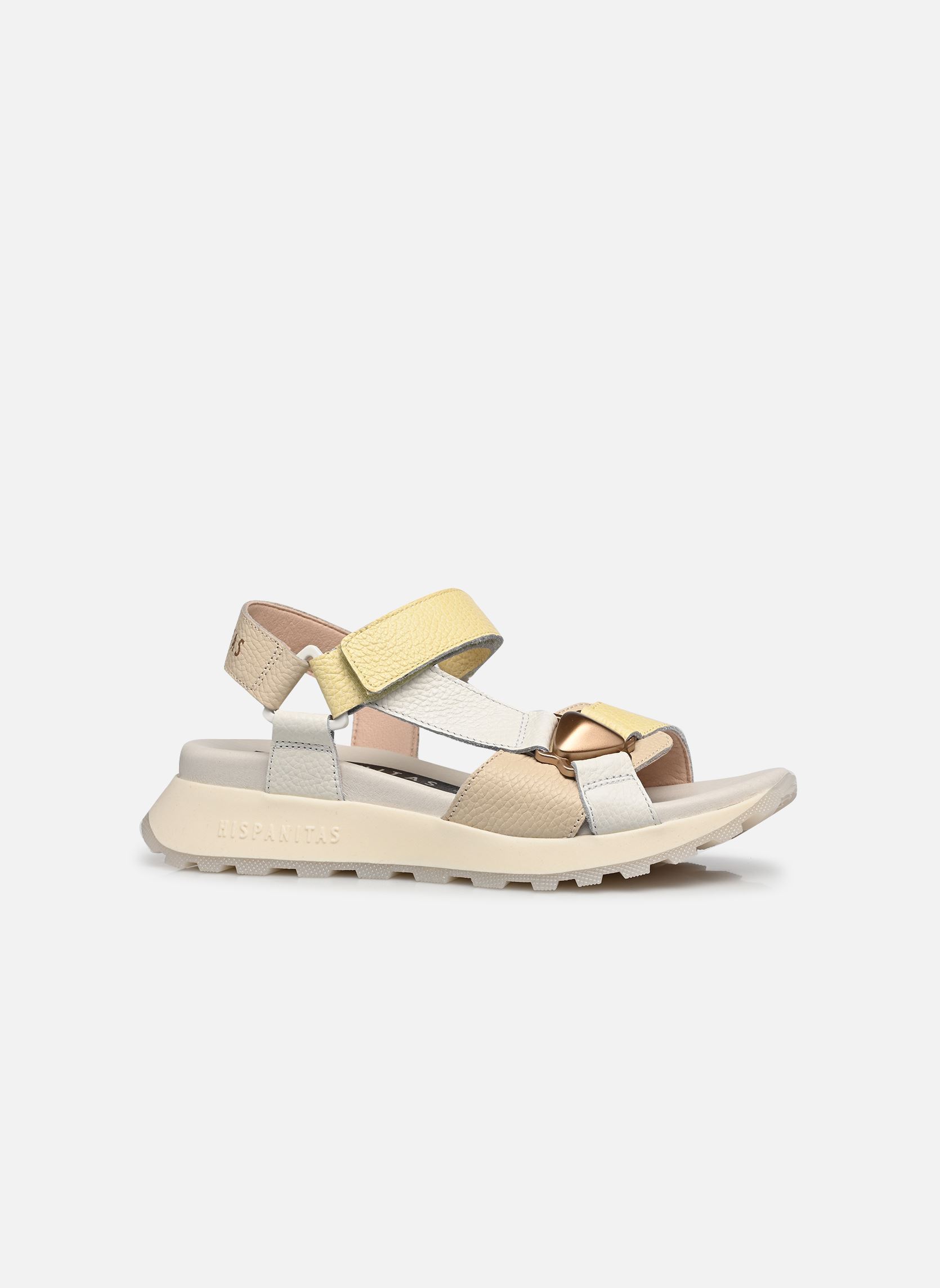 Keil- und Plateausandalen AMBAR-V26 CHV264807 damen weiß Hispanitas Keil- und Plateausandalen AMBAR-V26 CHV264807 damen weiß Panna