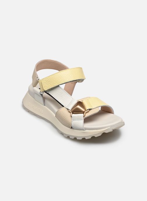 Hispanitas Sandales compensées et plateformes AMBAR-V26 CHV264807 femme blanc