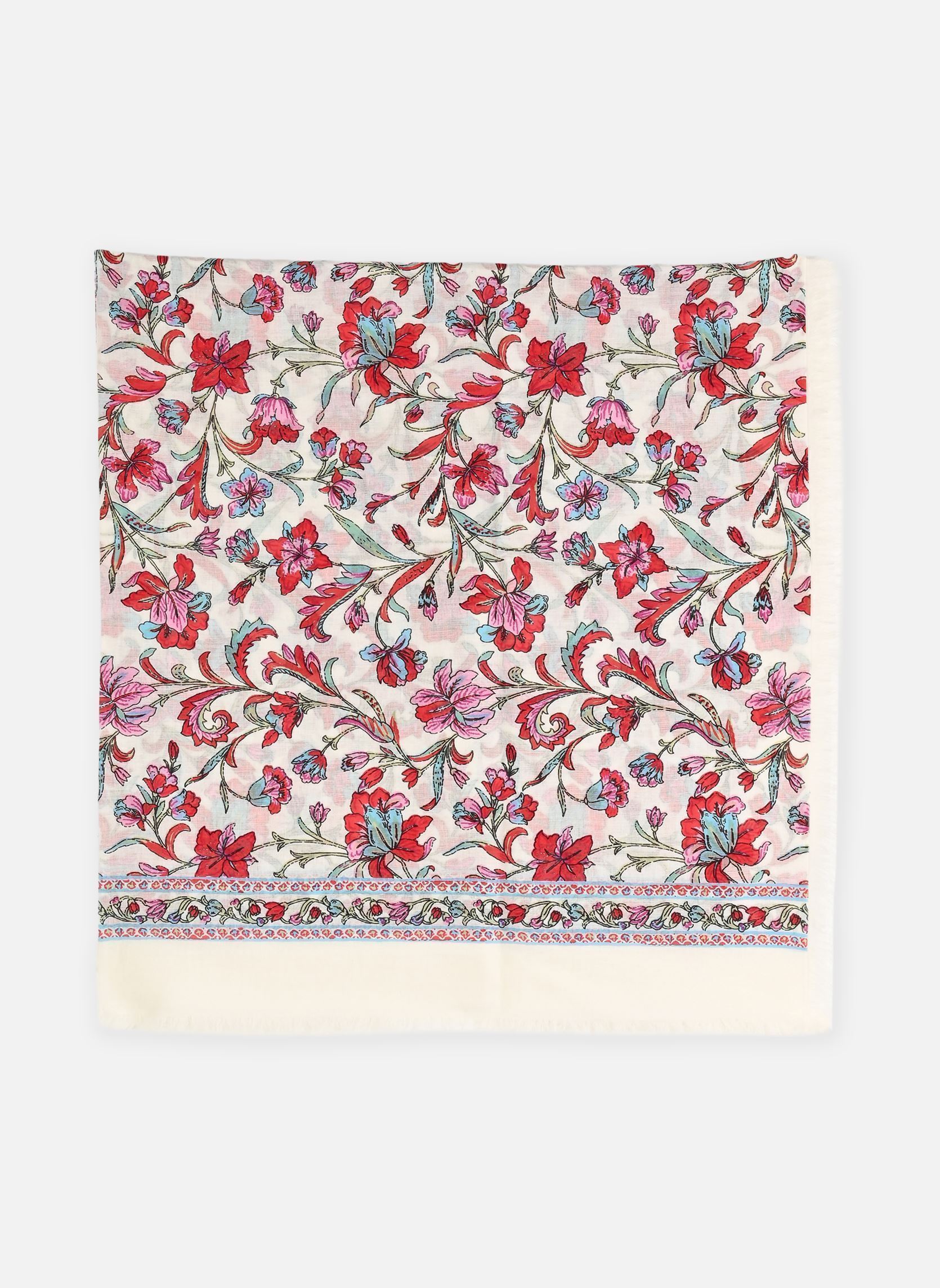 Foulards Playa femme multicolore Louise Misha Foulards Playa femme multicolore Cream Floral Haven