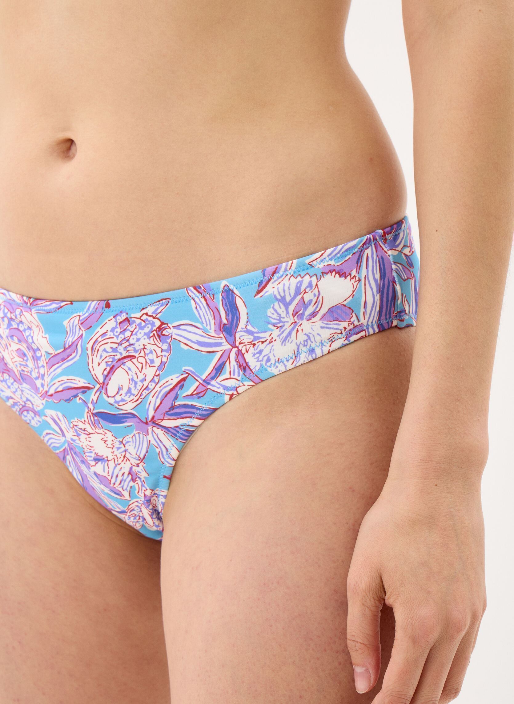 Bas de maillot culotte Kai femme bleu Louise Misha Bas de maillot culotte Kai femme bleu Blue Lush Paradise