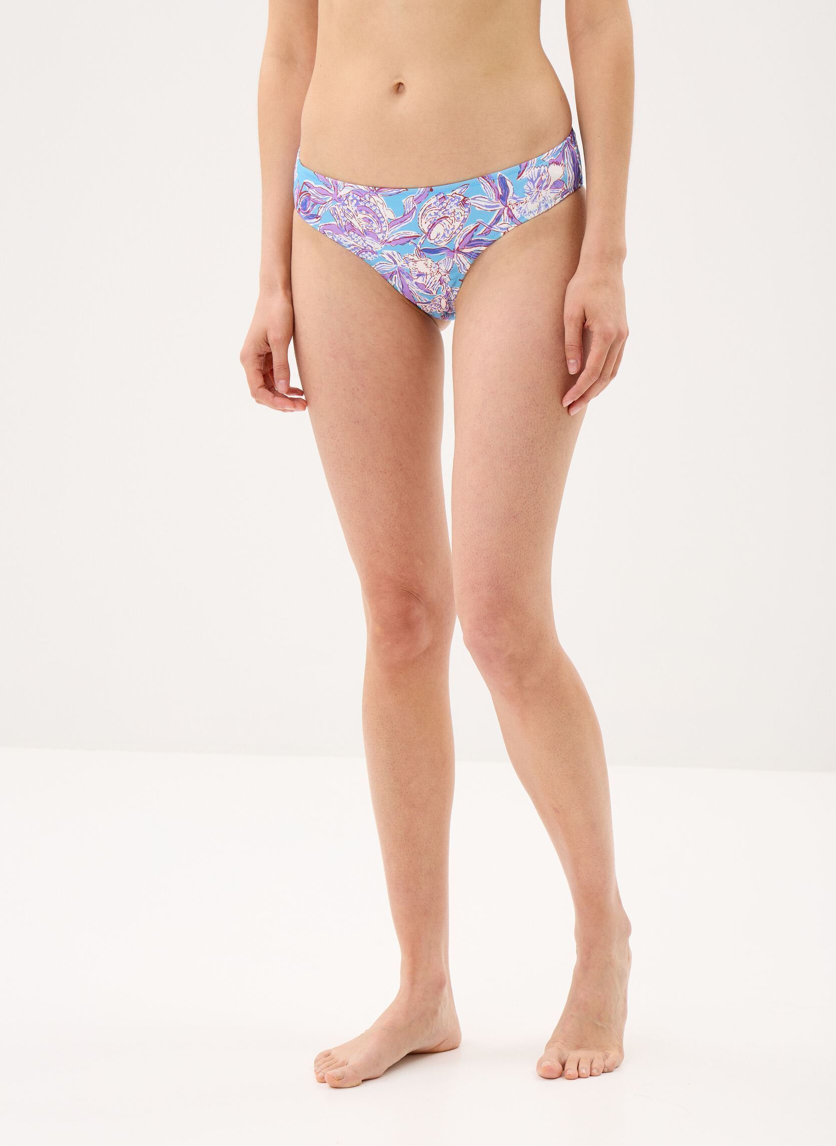 Bas de maillot culotte Kai femme bleu Louise Misha Bas de maillot culotte Kai femme bleu Blue Lush Paradise