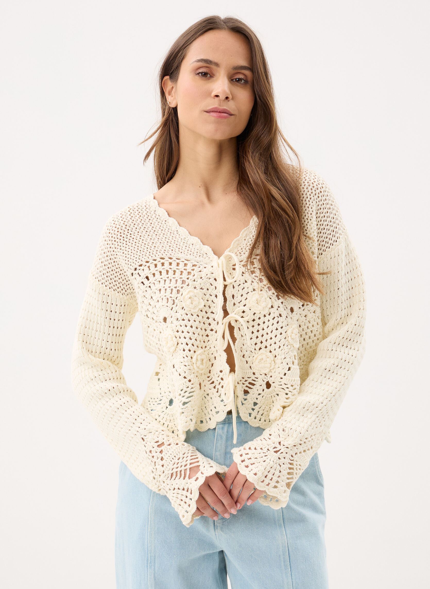 Gilets Molya femme blanc Louise Misha Gilets Molya femme blanc CREAM