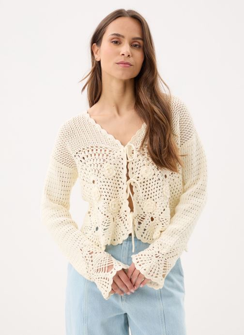 Louise Misha Gilets Molya femme blanc