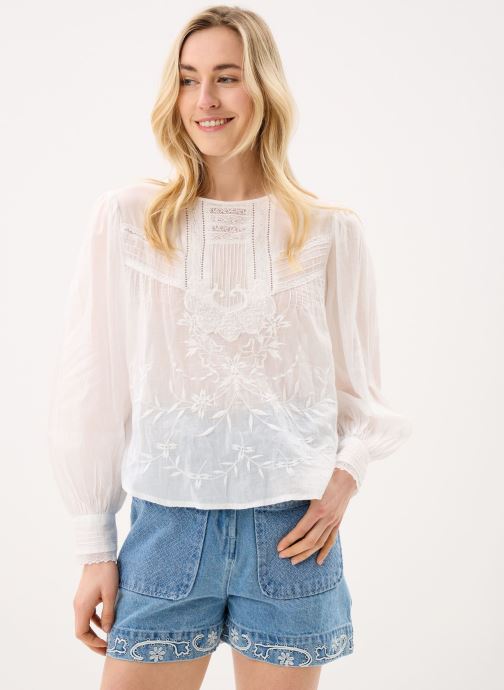 Louise Misha Blouses met lange mouwen Leonide dames wit