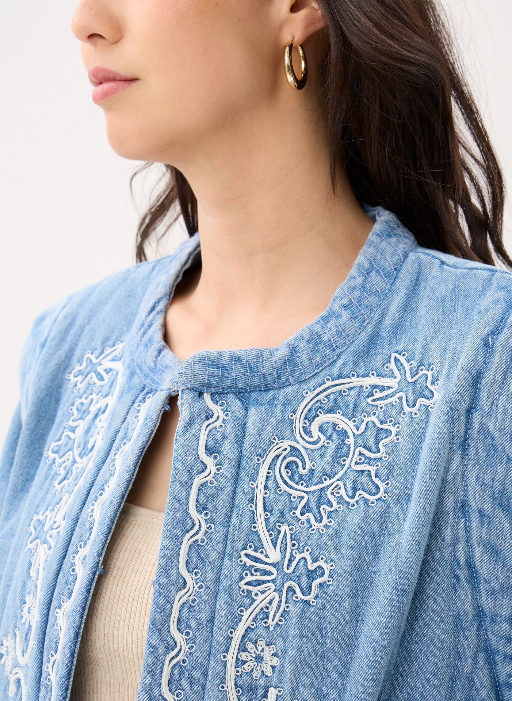 Vestes en jean Horicia femme bleu Louise Misha Vestes en jean Horicia femme bleu STONE BLUE