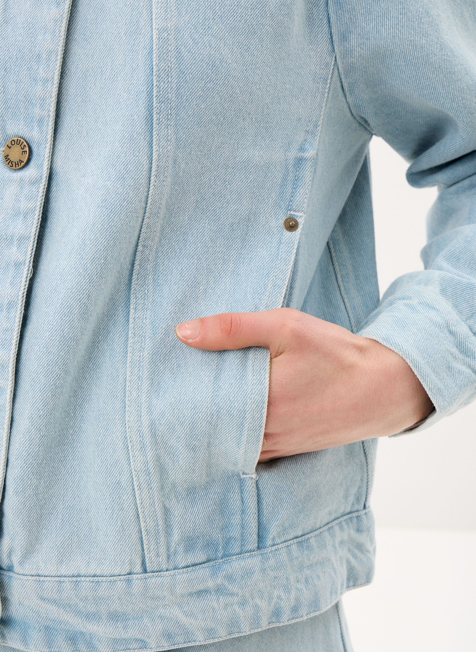 Vestes en jean Hannea femme bleu Louise Misha Vestes en jean Hannea femme bleu BLEACH