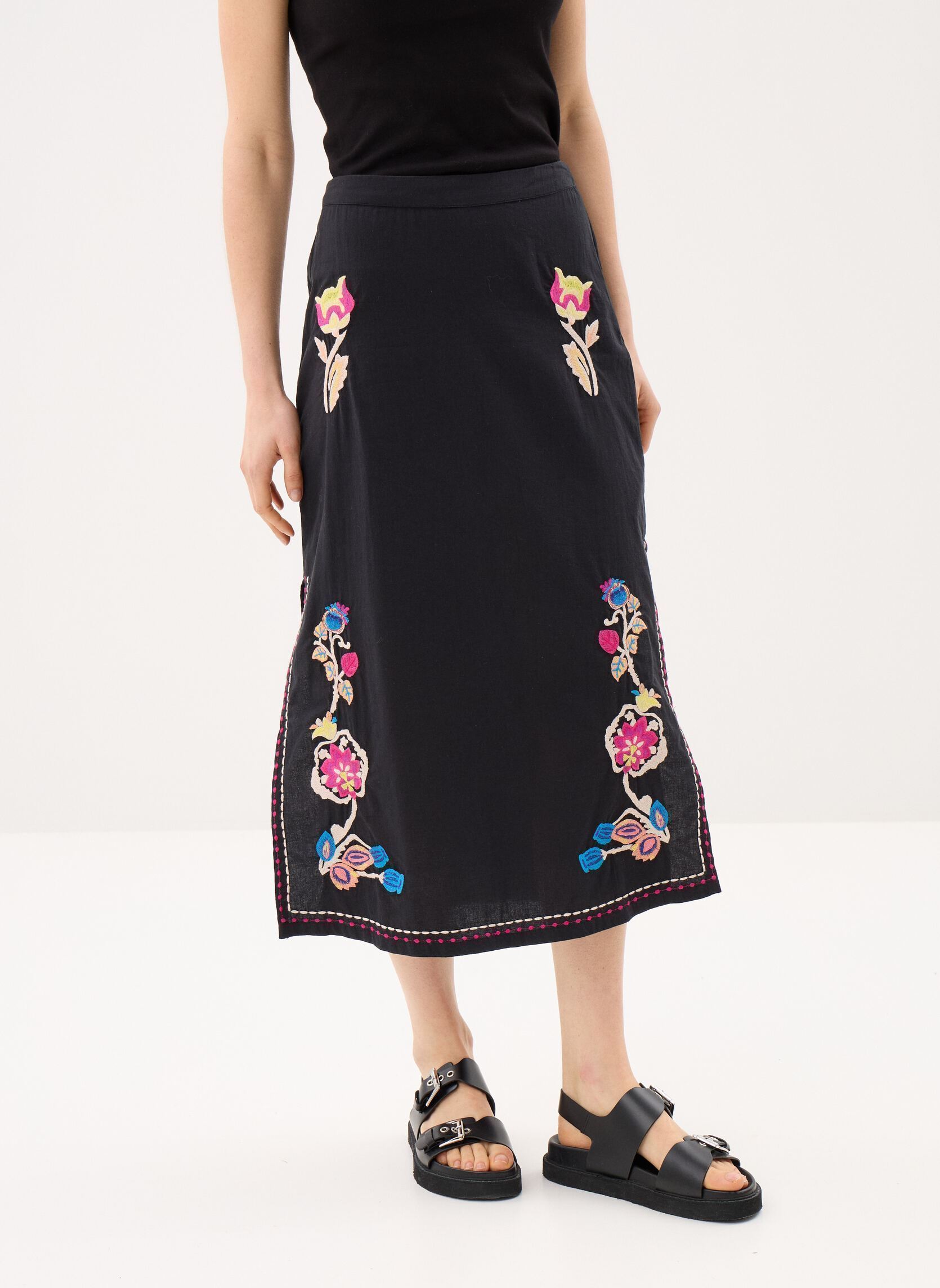 Halflange rokken Amarante dames zwart Louise Misha Halflange rokken Amarante dames zwart BLACK